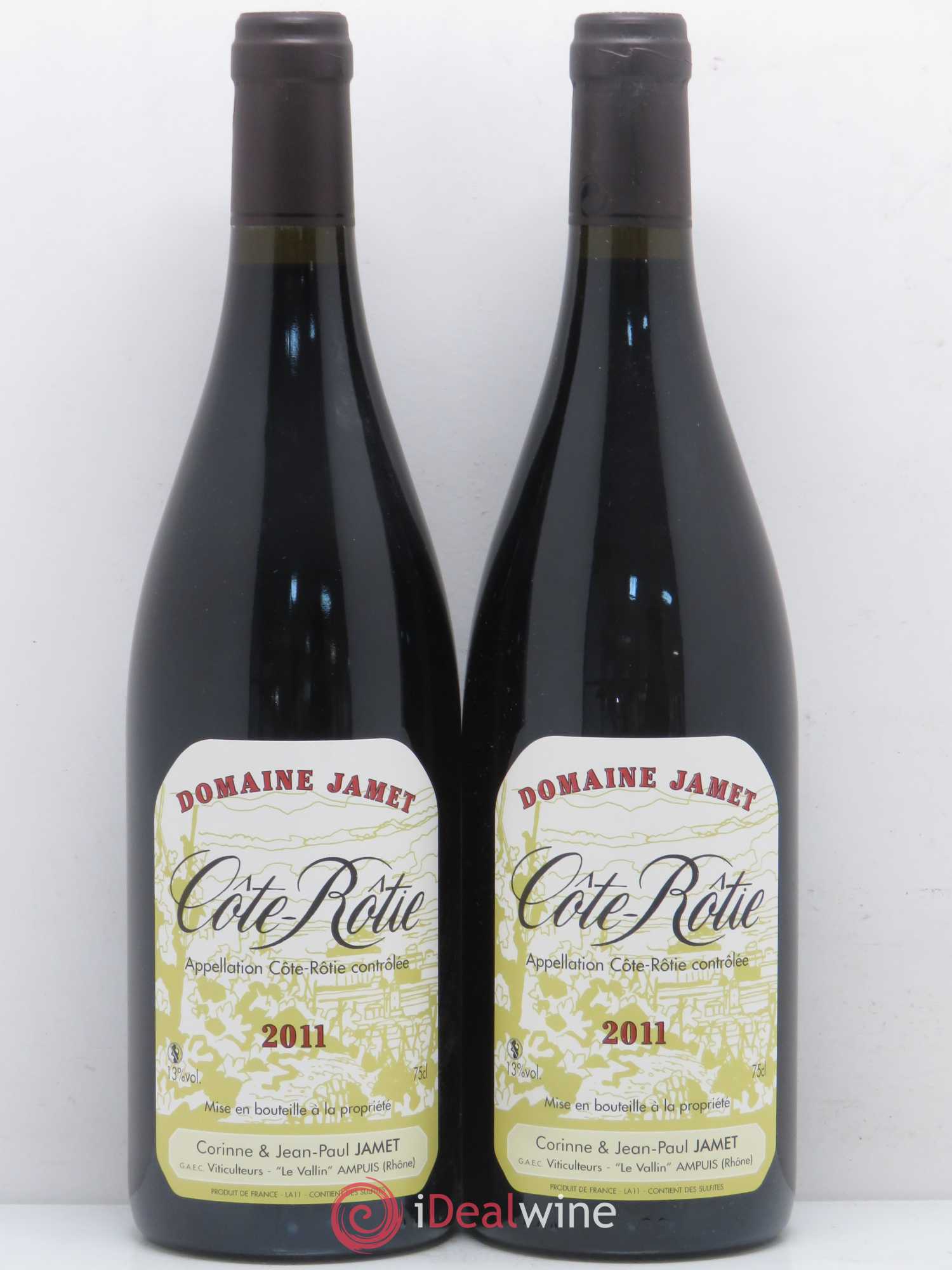 Côte-Rôtie Jamet (Domaine) 2011 - Lot de 2 bouteilles - 0