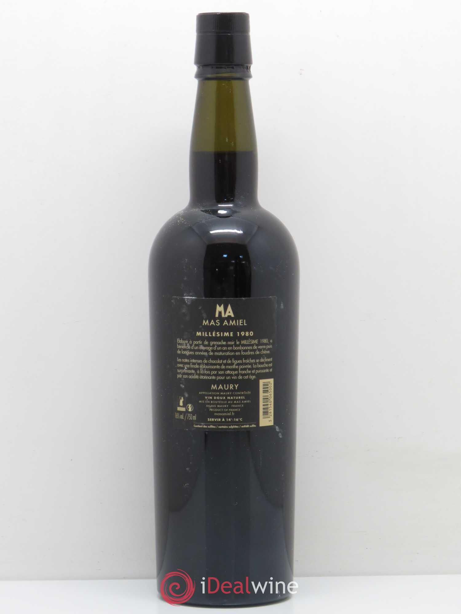 Maury Mas Amiel 1980 - Lot de 1 bouteille - 1