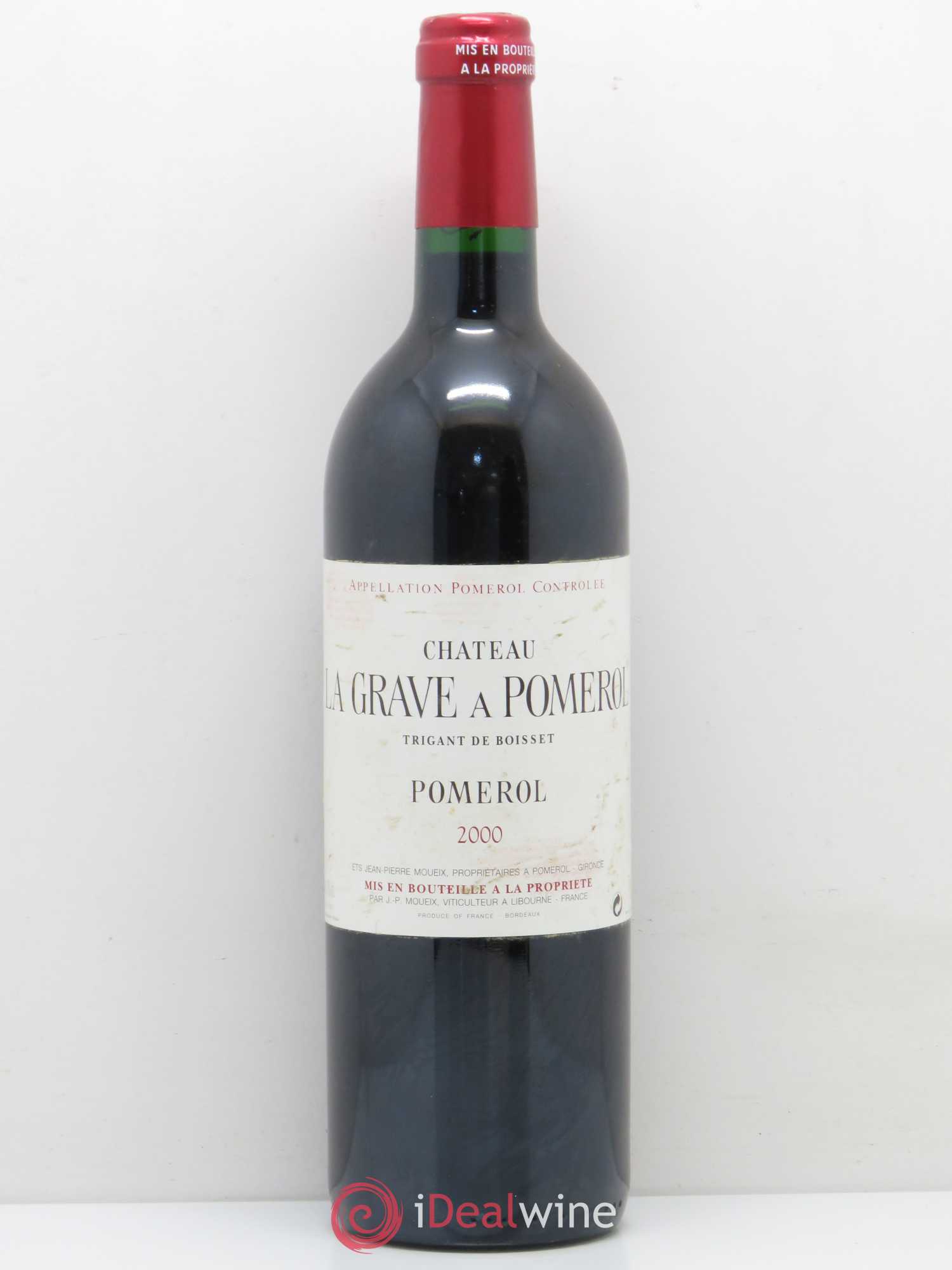 Château La Grave à Pomerol (Trigant de Boisset) 2000 - Lot de 1 bouteille - 0