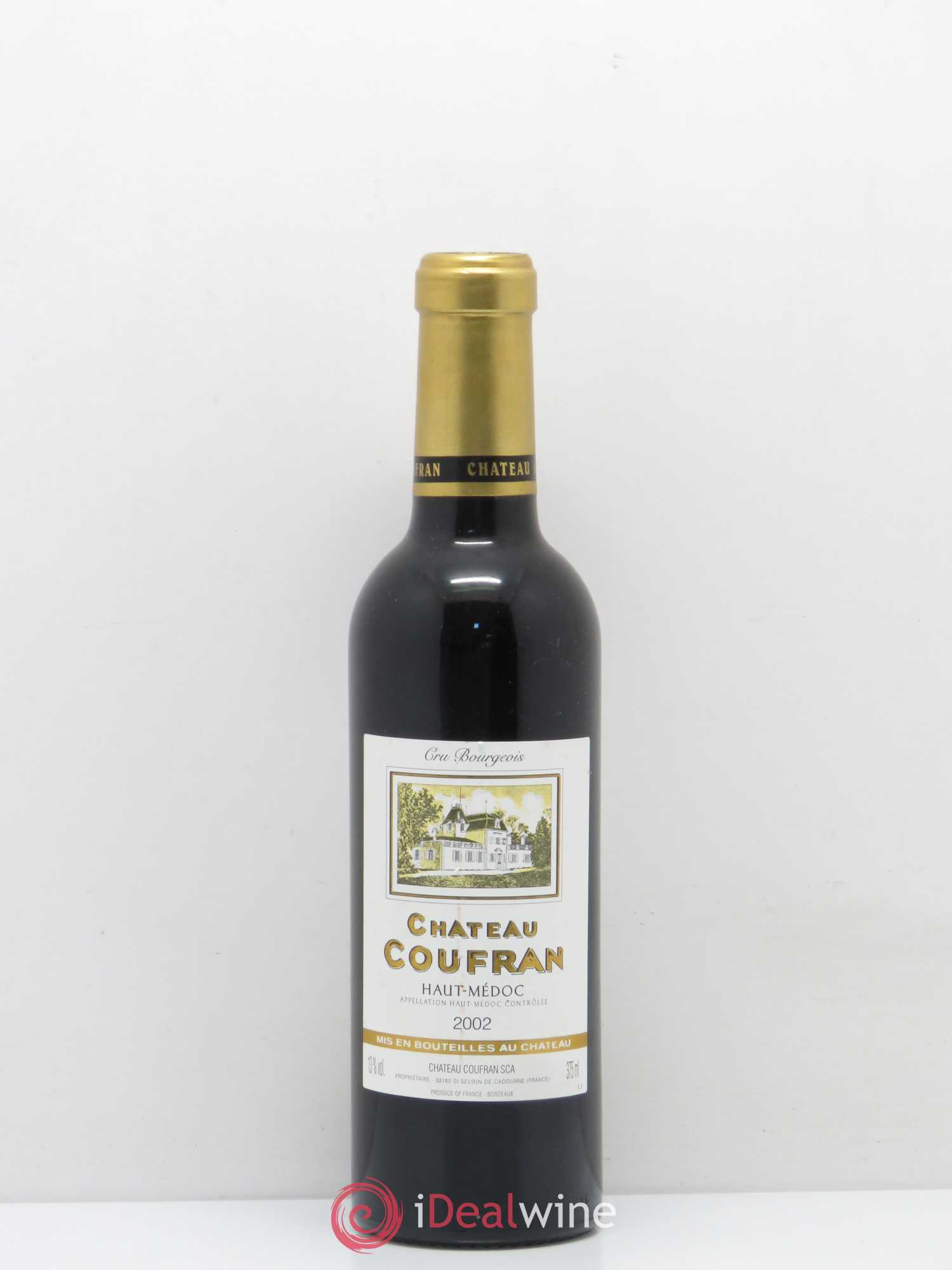 Château Coufran Cru Bourgeois 2002 - Lot de 1 demi bouteille - 0
