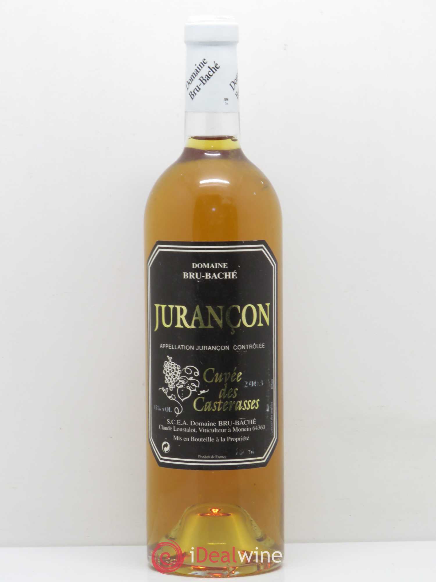Jurançon Cuvée des Casterasses Domaine Bru-Baché (sans prix de réserve) 2003 - Posten von 1 Flasche - 0