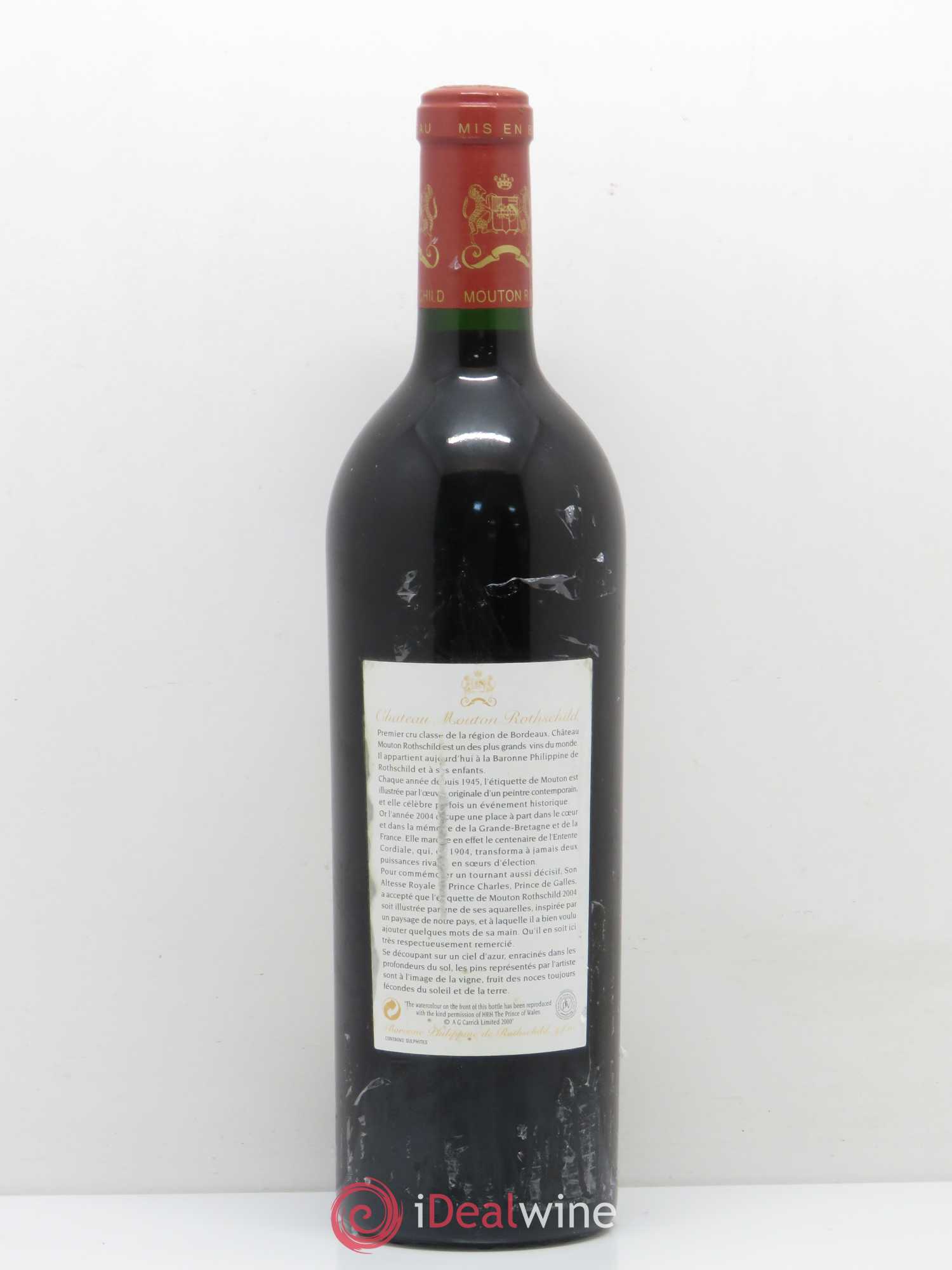 Château Mouton Rothschild 1er Grand Cru Classé 2004 - Lot de 1 bouteille - 1