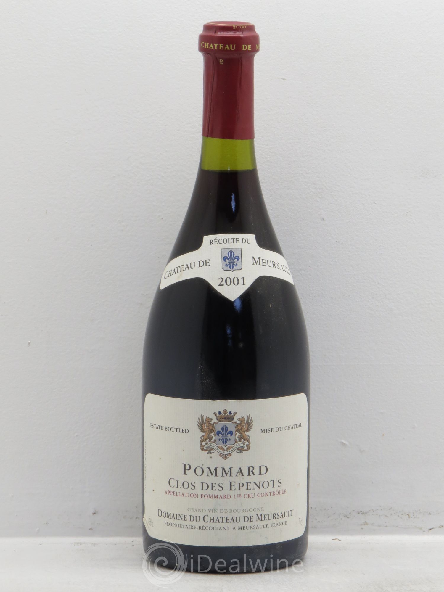 Pommard 1er Cru Clos des Epenots - Domaine du Château de Meursault 2001 - Posten von 1 Flasche - 0