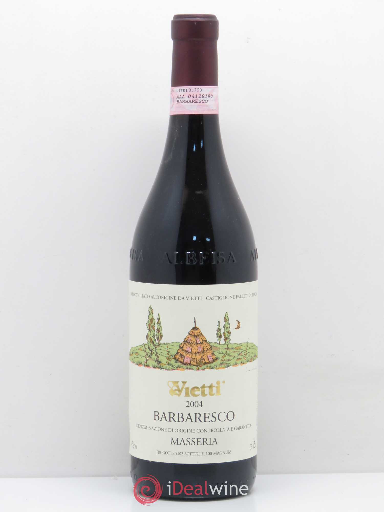 Barbaresco DOCG Vietti Masseria 2004 - Posten von 1 Flasche - 0