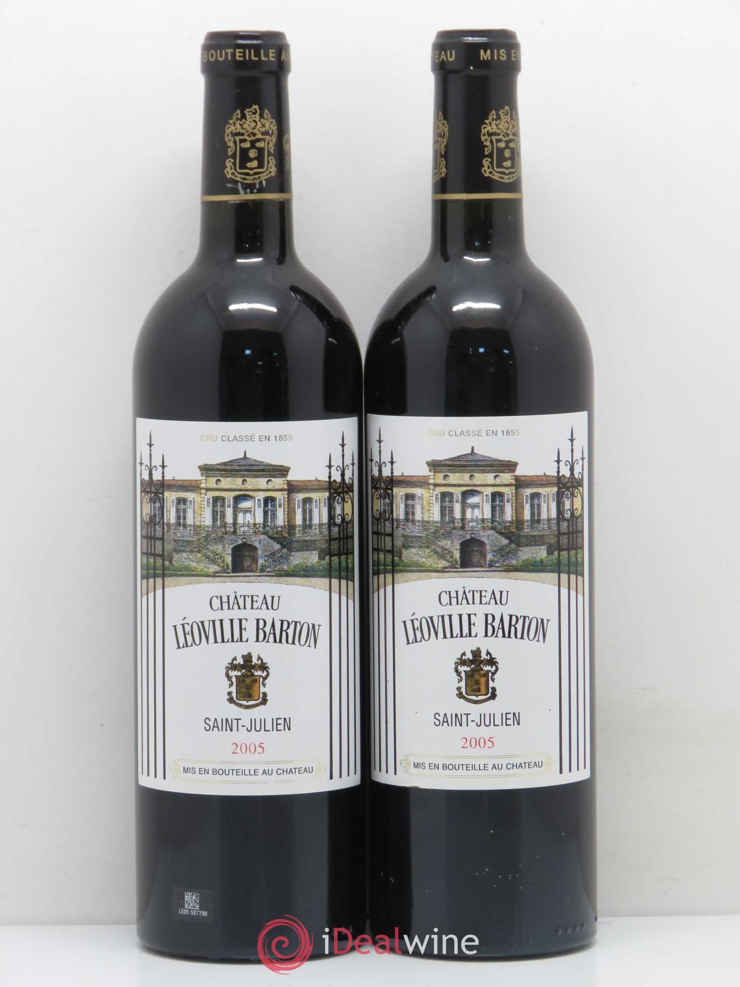 Château Léoville Barton 2ème Grand Cru Classé 2005 - Lot de 2 bouteilles - 0