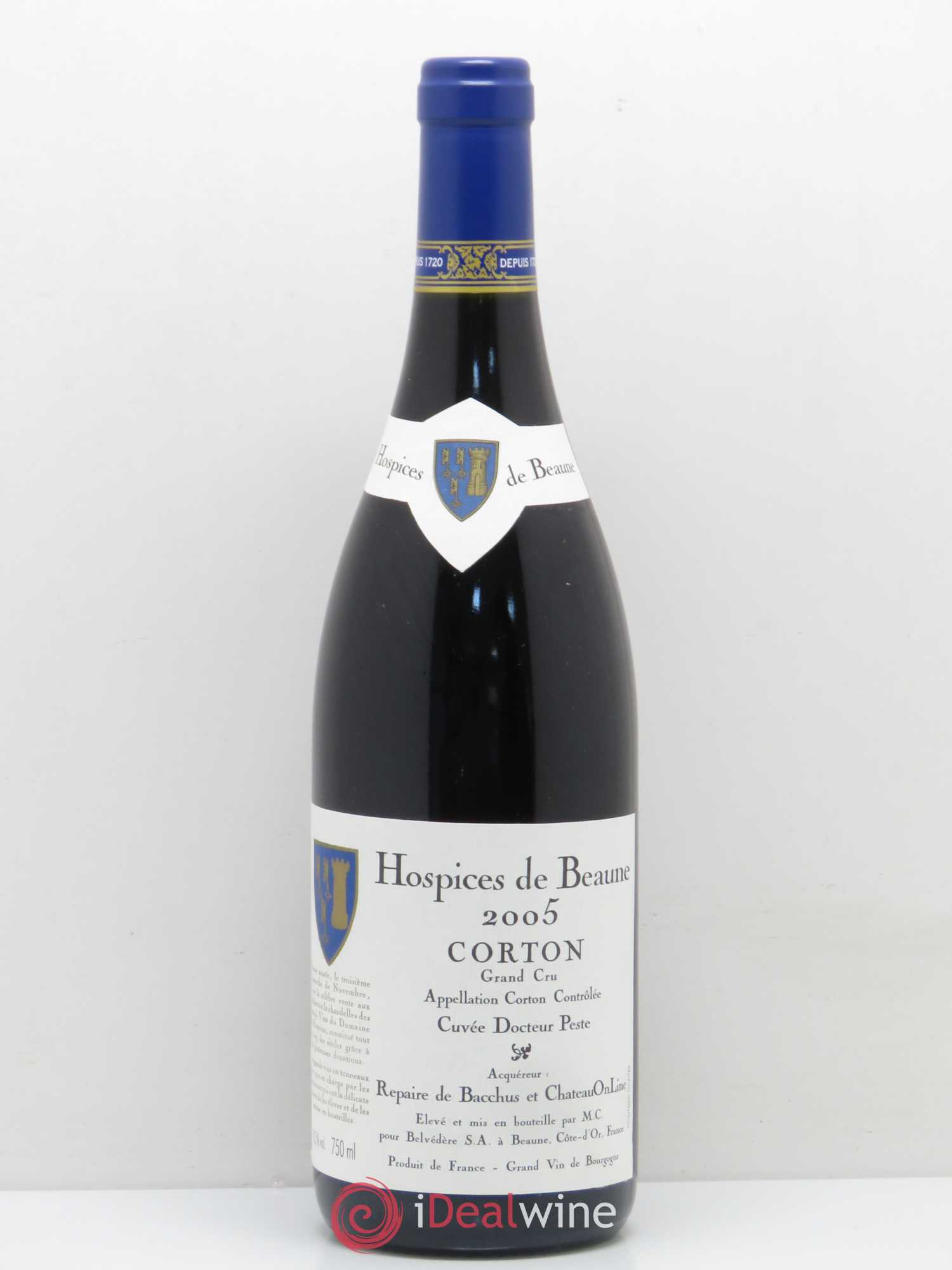 Corton Grand Cru Hospices de Beaune Cuvée Docteur Peste 2005 - Posten von 1 Flasche - 0
