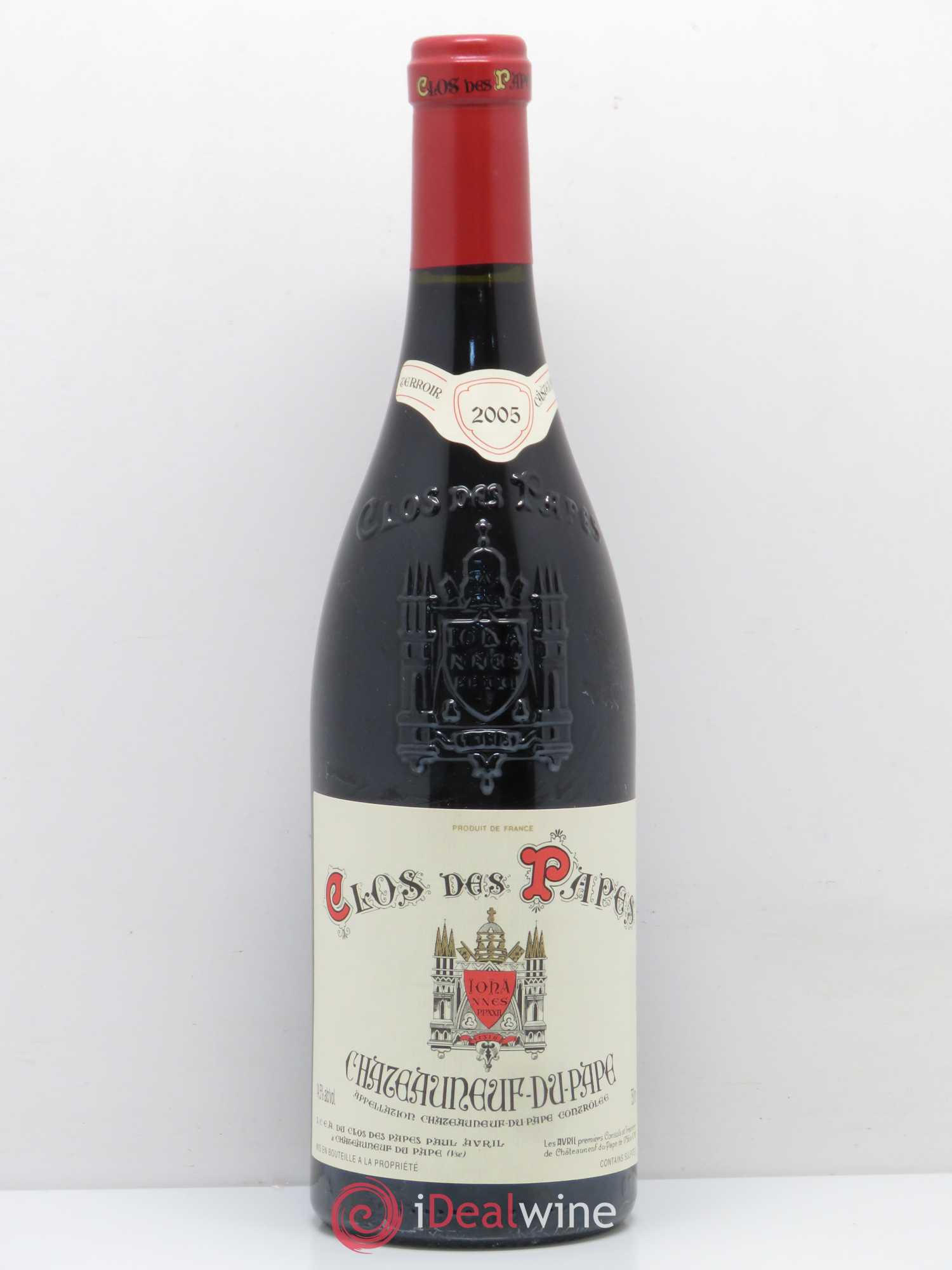Châteauneuf-du-Pape Clos des Papes - Paul Avril 2005 - Lot de 1 bouteille - 0