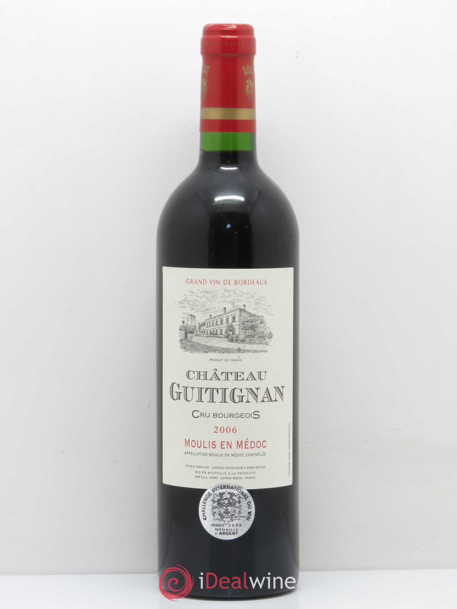 Moulis en Médoc Château Guitignan 2006 - Lot de 1 bouteille - 0