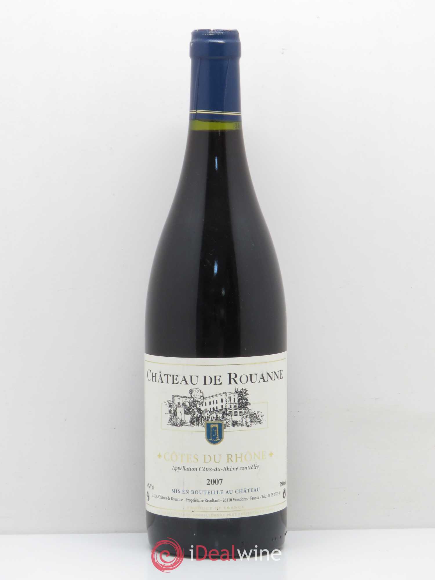 Côtes-du-Rhône Château de Rouanne 2007 - Lot de 1 bouteille - 0