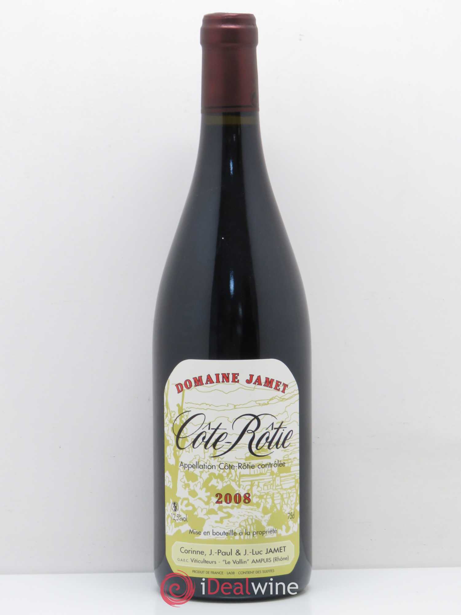 Côte-Rôtie Jamet (Domaine) 2008 - Lot de 1 bouteille - 0