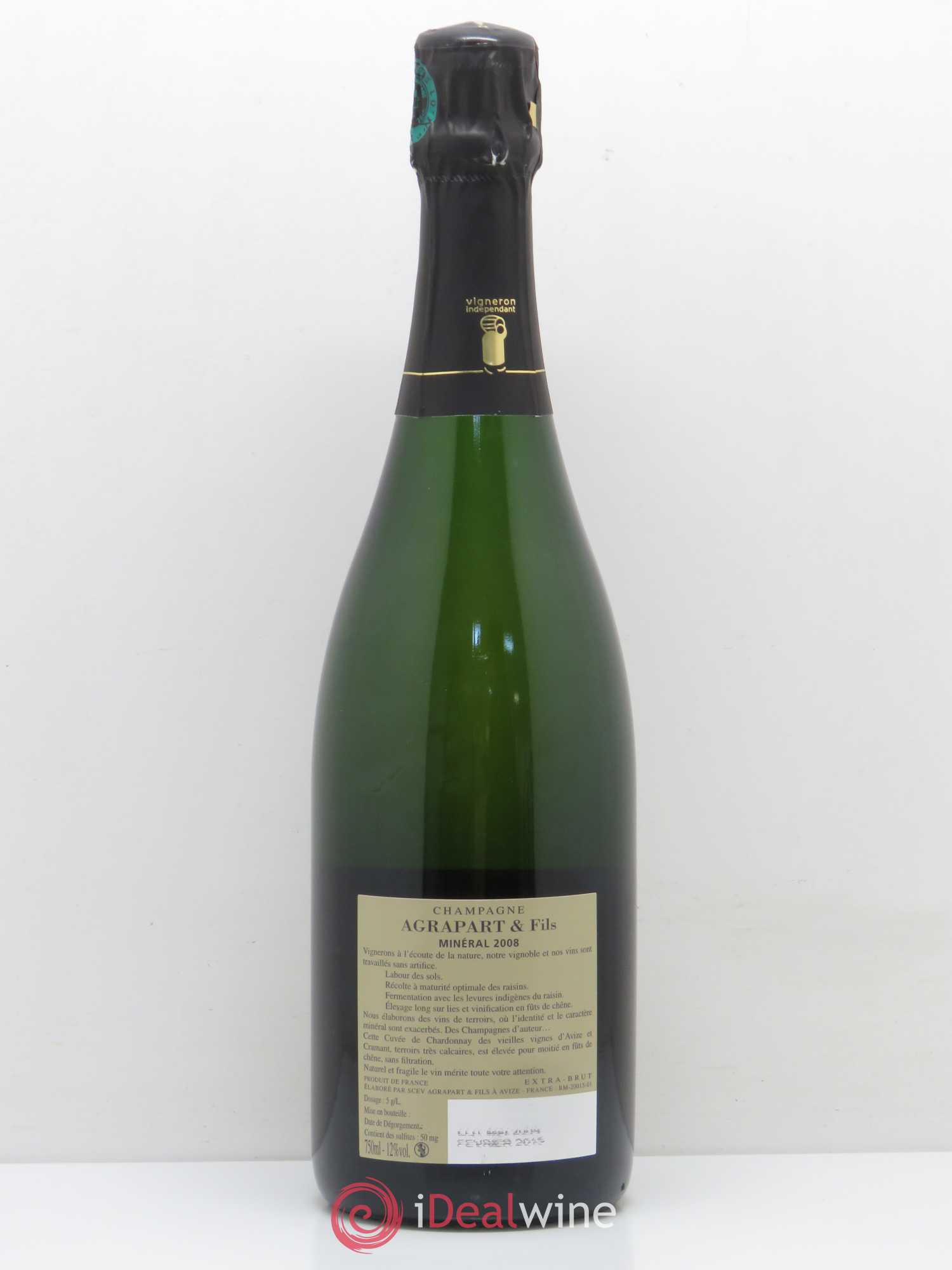 Minéral Blanc de Blancs Extra-Brut Agrapart & Fils 2008 - Lot de 1 bouteille - 1