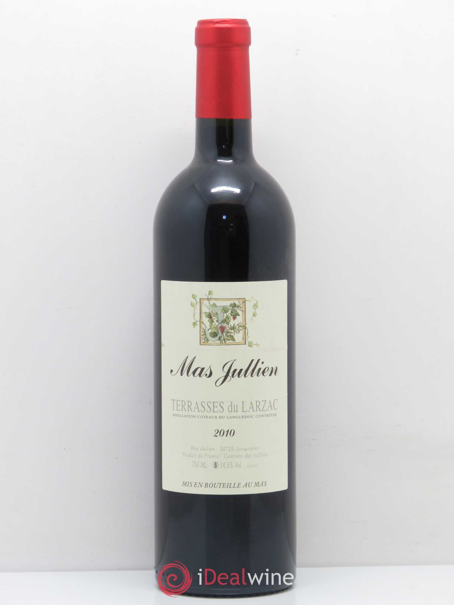 Terrasses du Larzac Mas Jullien Olivier Jullien 2010 - Lot de 1 bouteille - 0