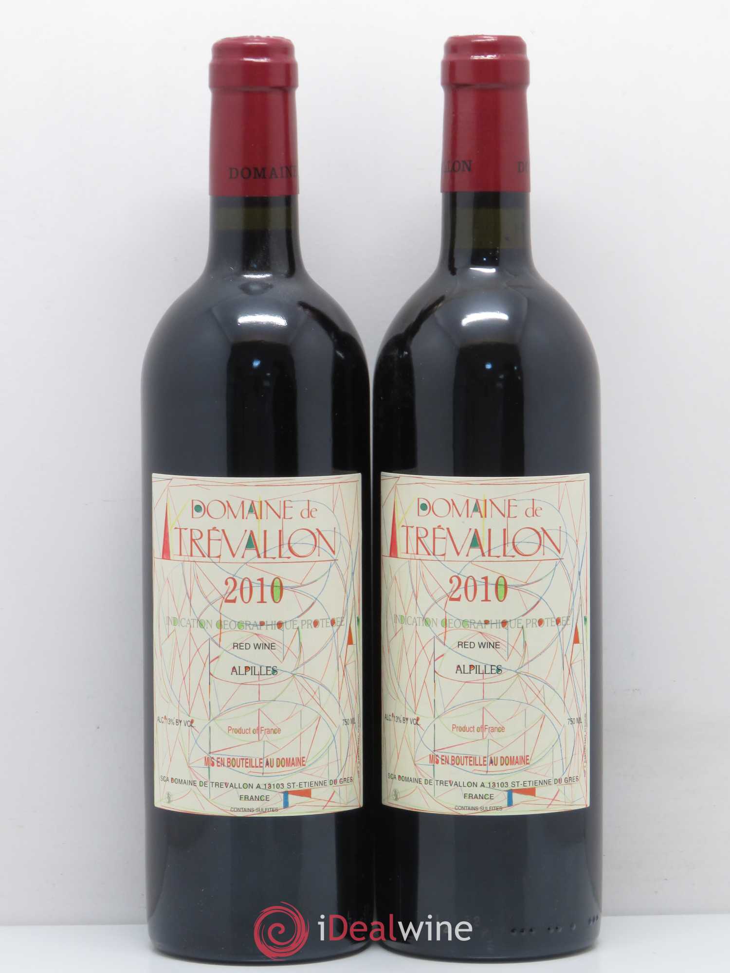 Alpilles Trévallon (Domaine de) Eloi Dürrbach 2010 - Lot de 2 bouteilles - 0