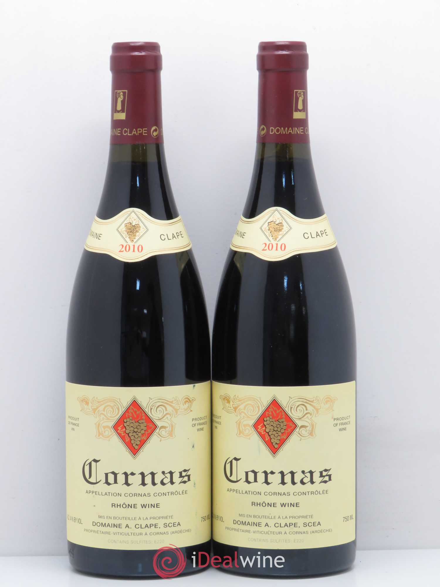 Cornas Auguste Clape 2010 - Lot de 2 bouteilles - 0