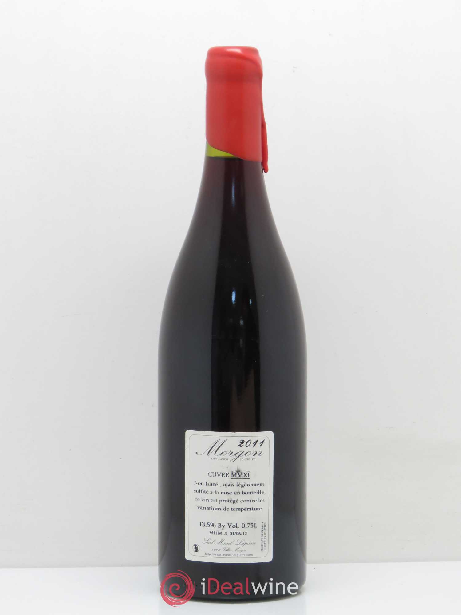 Morgon Cuvée Marcel Lapierre Marcel Lapierre (Domaine) 2011 - Lot de 1 bouteille - 1