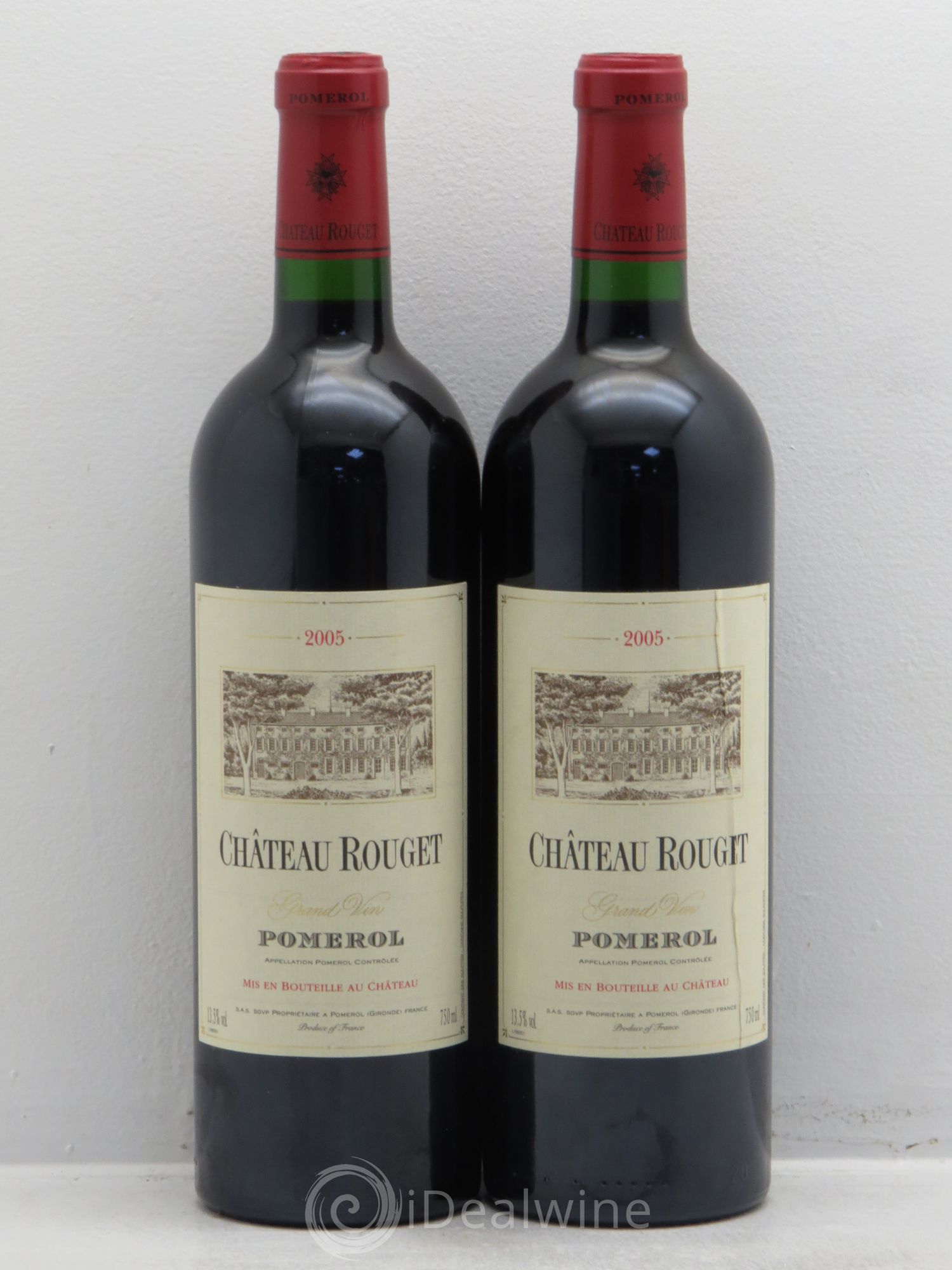 Château Rouget 2005 - Lot of 2 bottles - 0