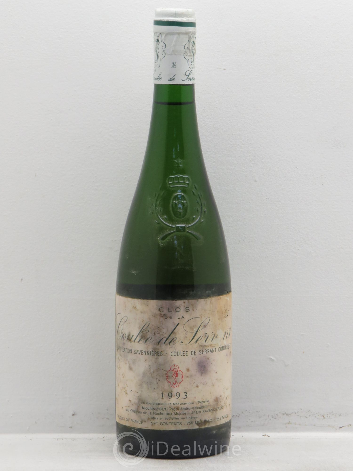 Savennières Clos de la Coulée de Serrant Vignobles de la Coulée de Serrant - Nicolas Joly 1993 - Lot de 1 bouteille - 0
