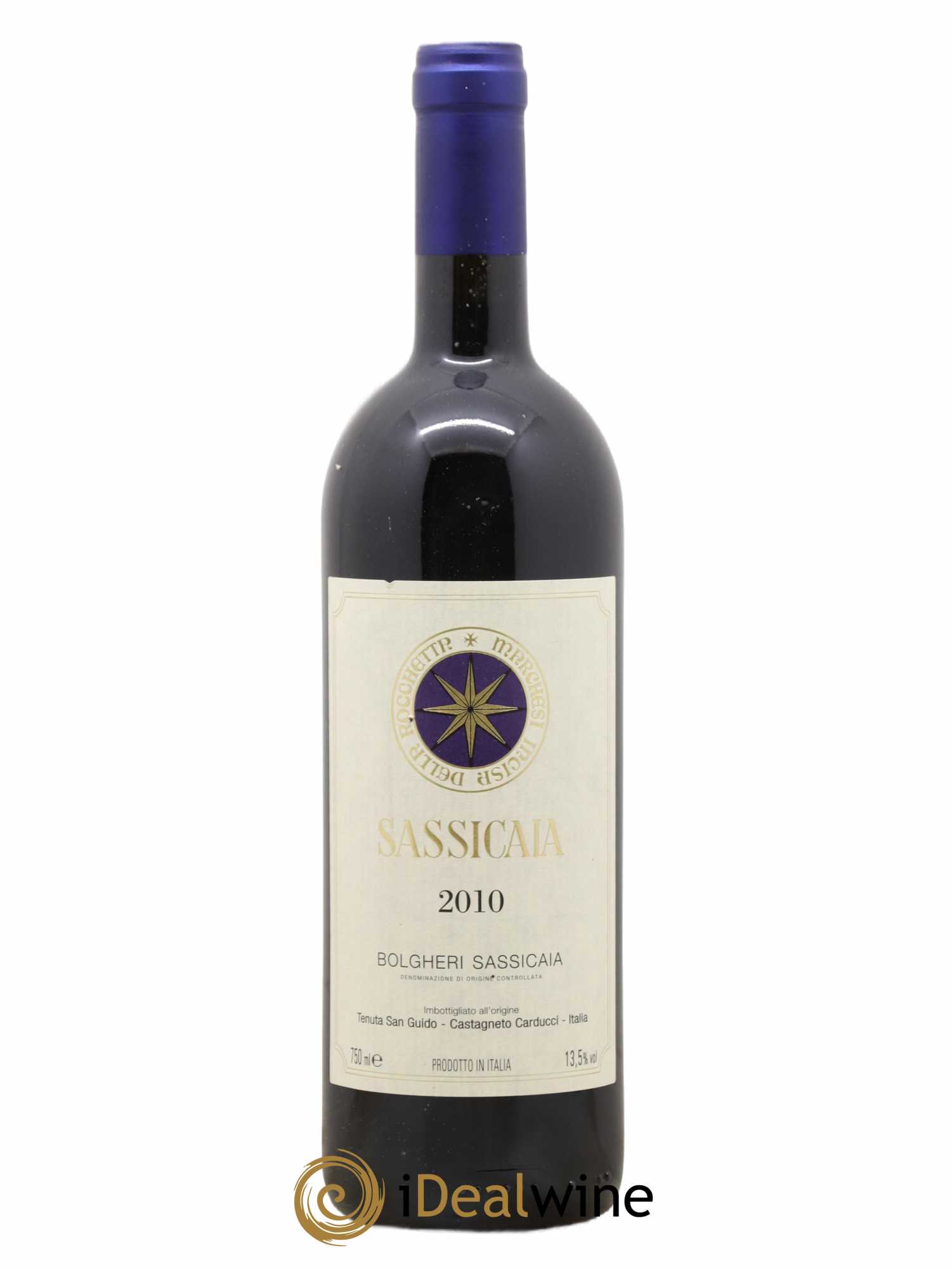 Bolgheri DOC Sassicaia Tenuta San Guido 2010 - Lot de 1 bouteille - 0