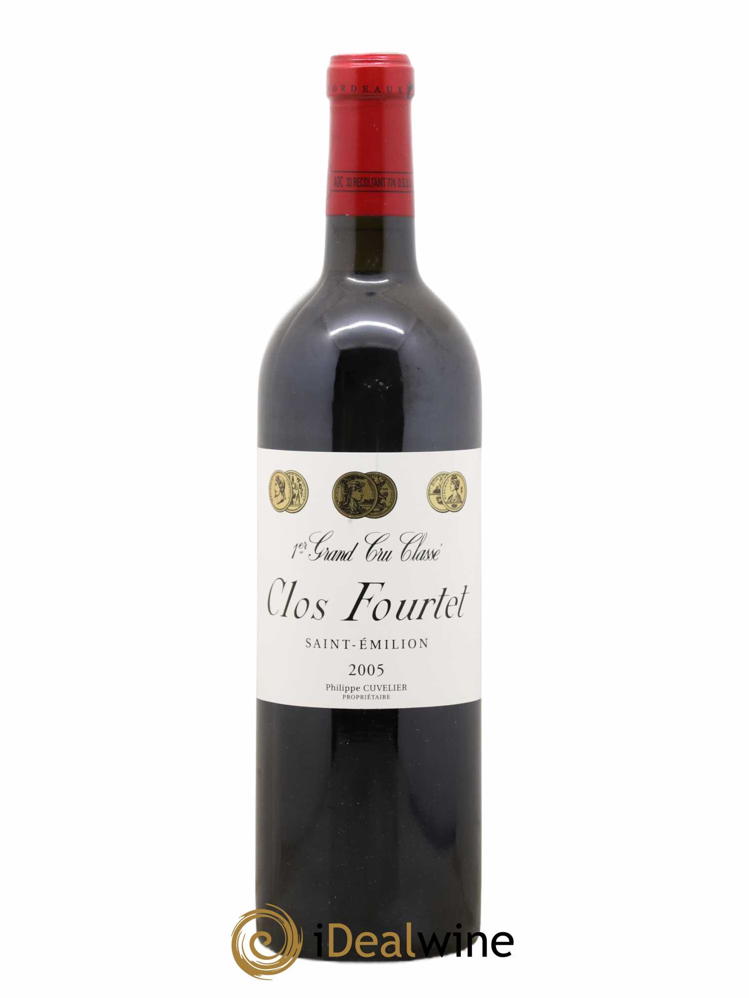 Clos Fourtet 1er Grand Cru Classé B 2005 - Lot de 1 bouteille - 0
