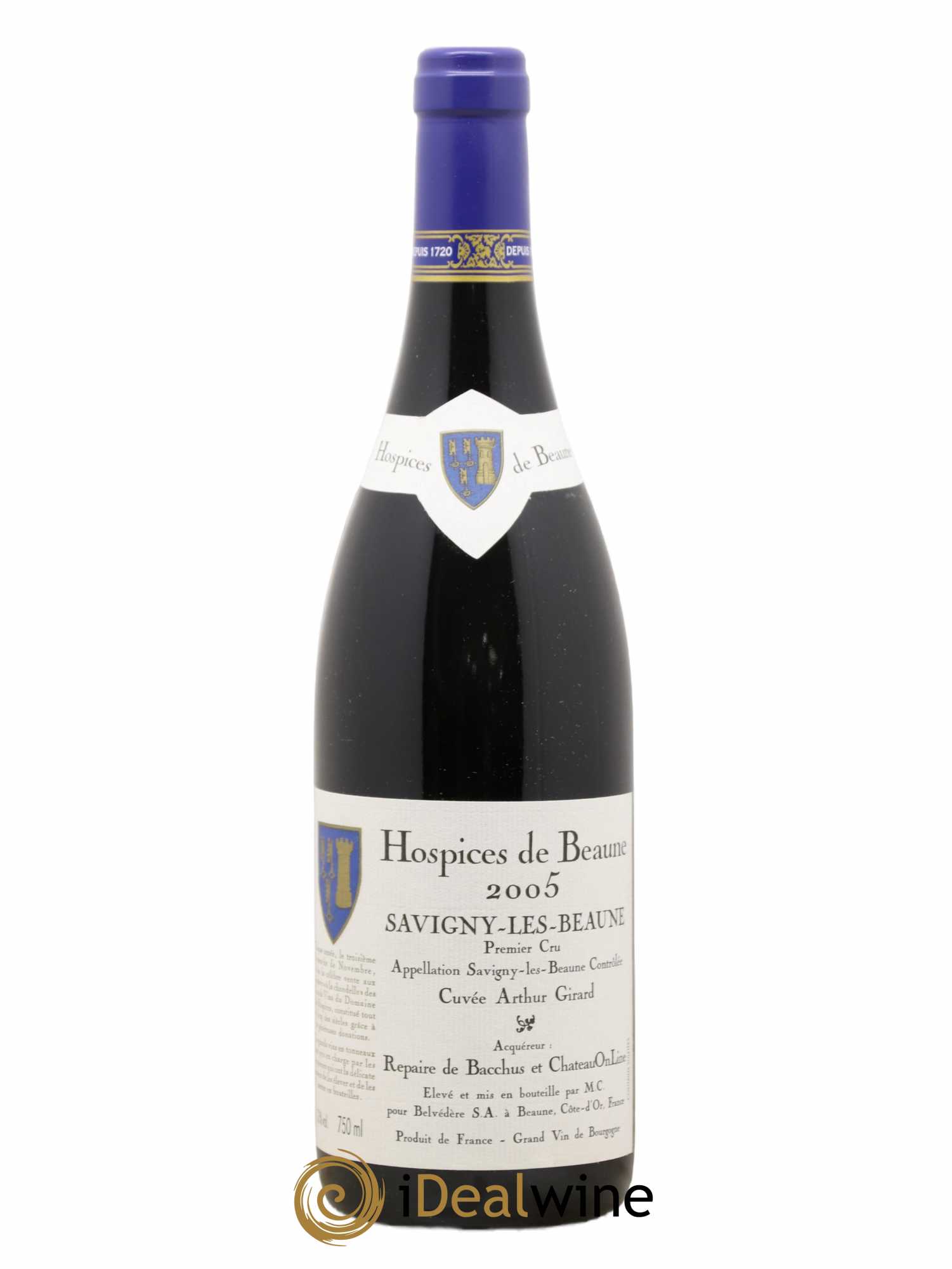 Savigny-lès-Beaune 1er Cru Hospices de Beaune Cuvee Arthur Girard 2005 - Posten von 1 Flasche - 0