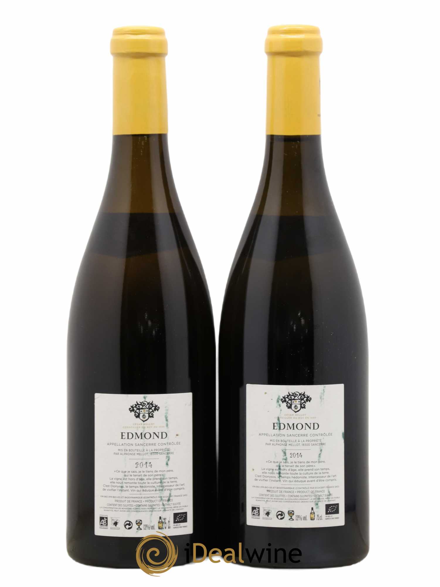 Sancerre Cuvée Edmond Alphonse Mellot 2014 - Lot de 2 bouteilles - 1
