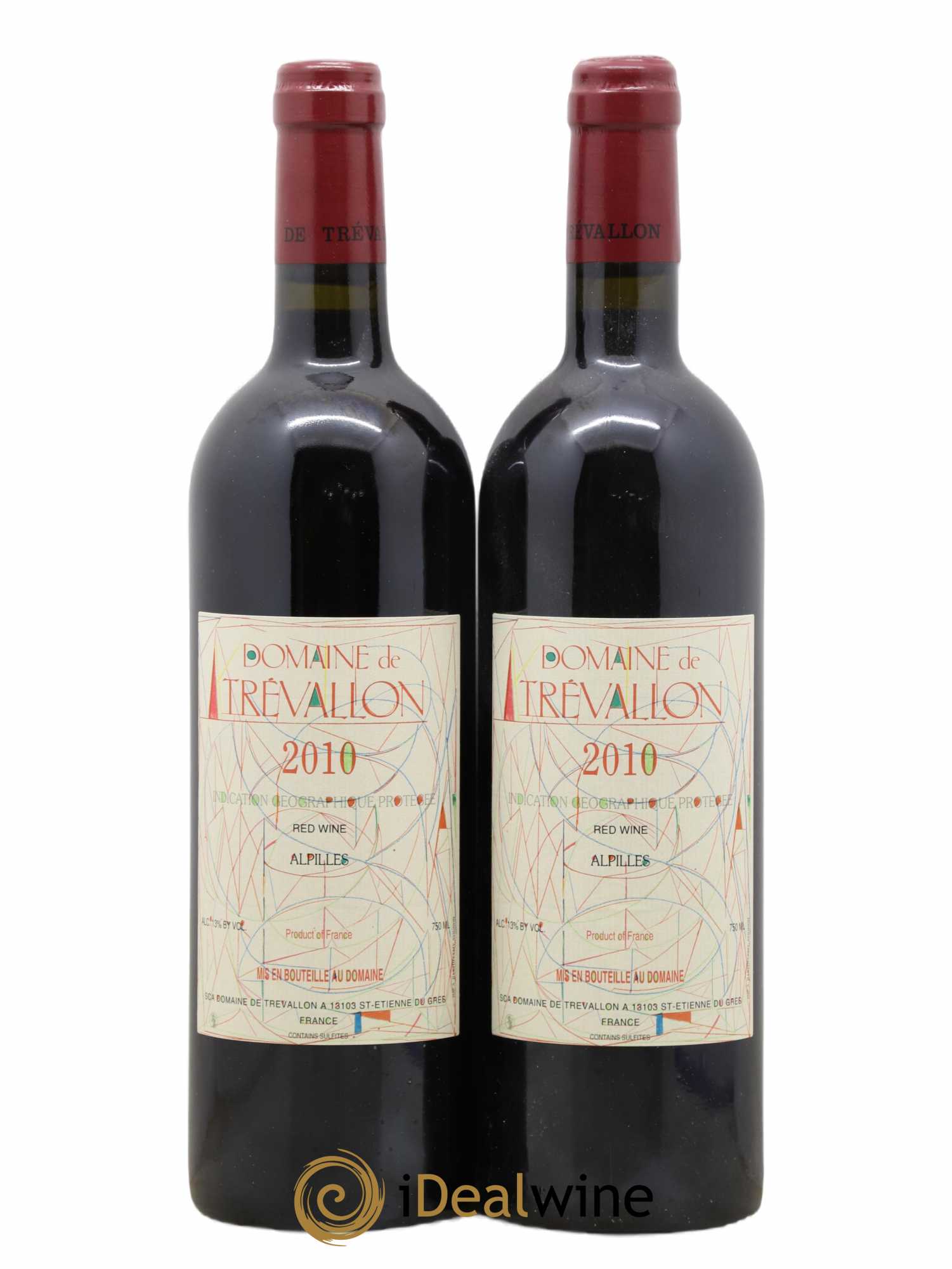 Alpilles Trévallon (Domaine de) Eloi Dürrbach 2010 - Lot de 2 bouteilles - 0