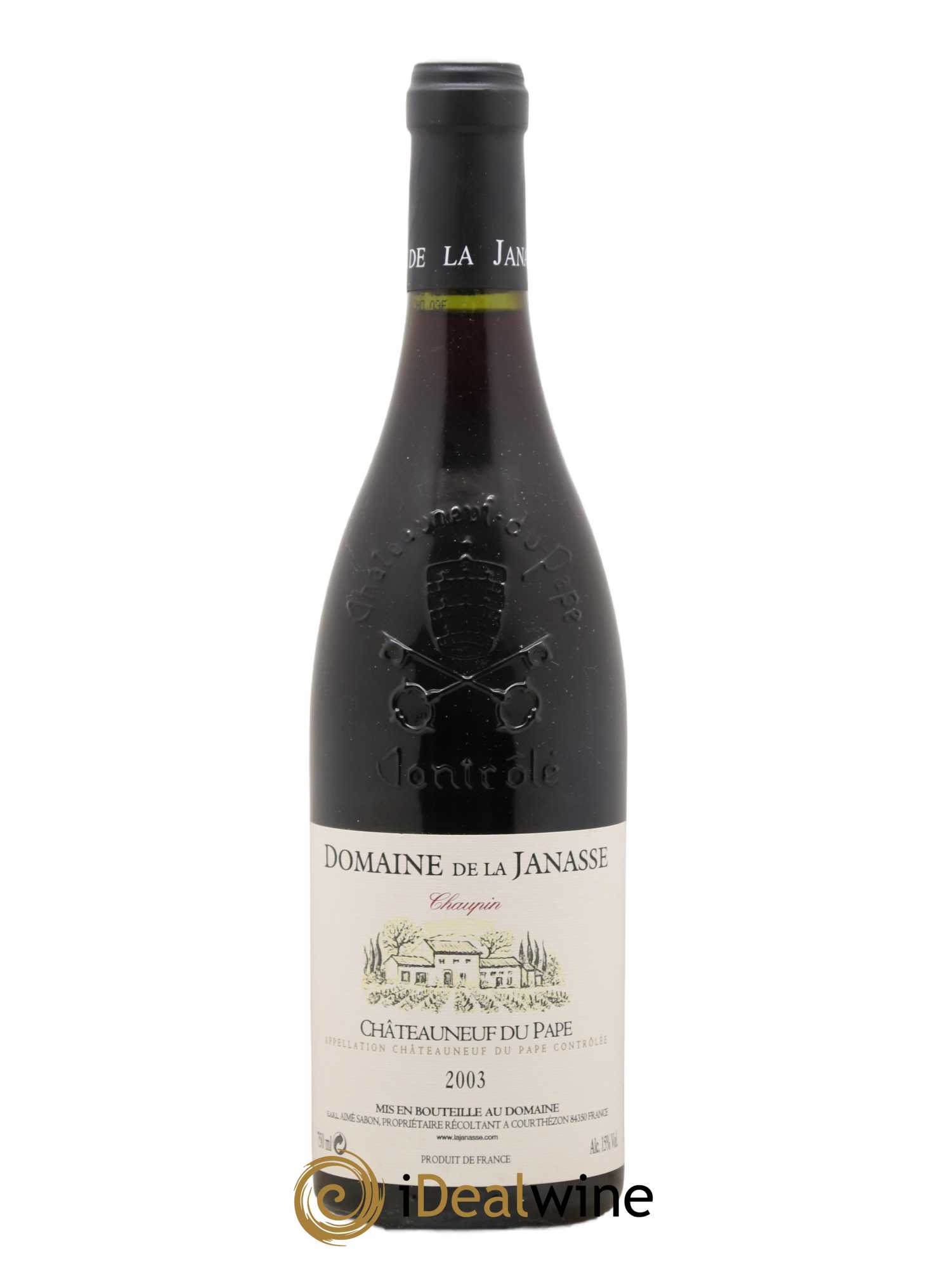 Châteauneuf-du-Pape Cuvée Chaupin La Janasse (Domaine de) 2003 - Lot de 1 bouteille - 0