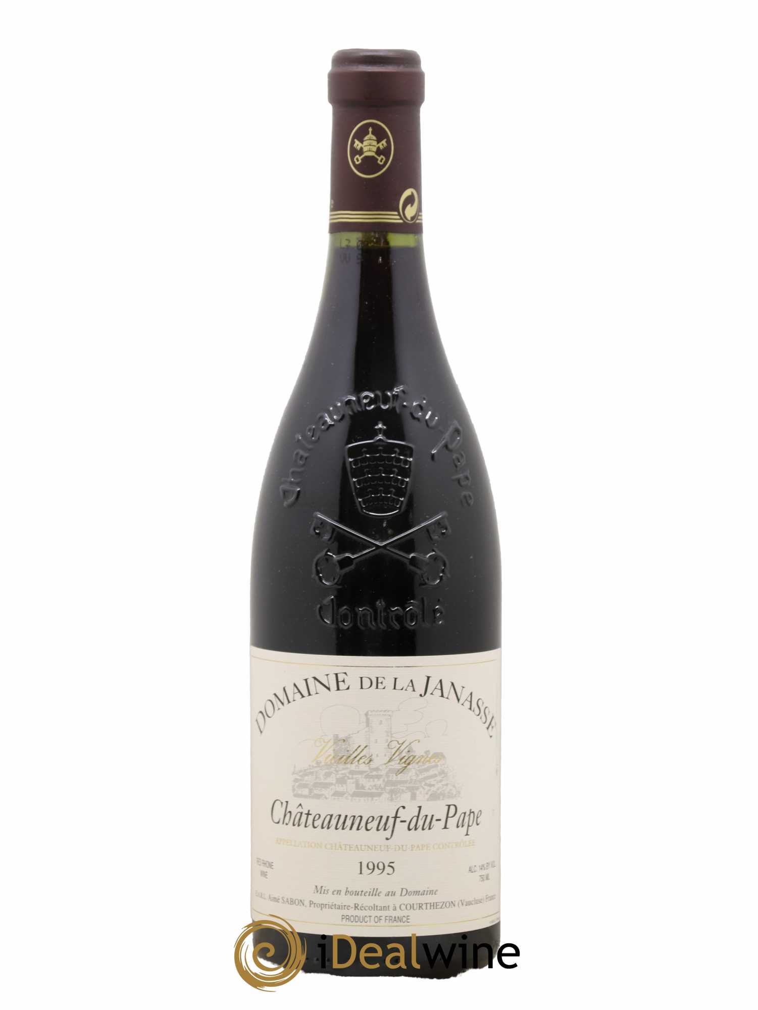Châteauneuf-du-Pape Cuvée Vieilles Vignes La Janasse (Domaine de) 1995 - Lot de 1 bouteille - 0