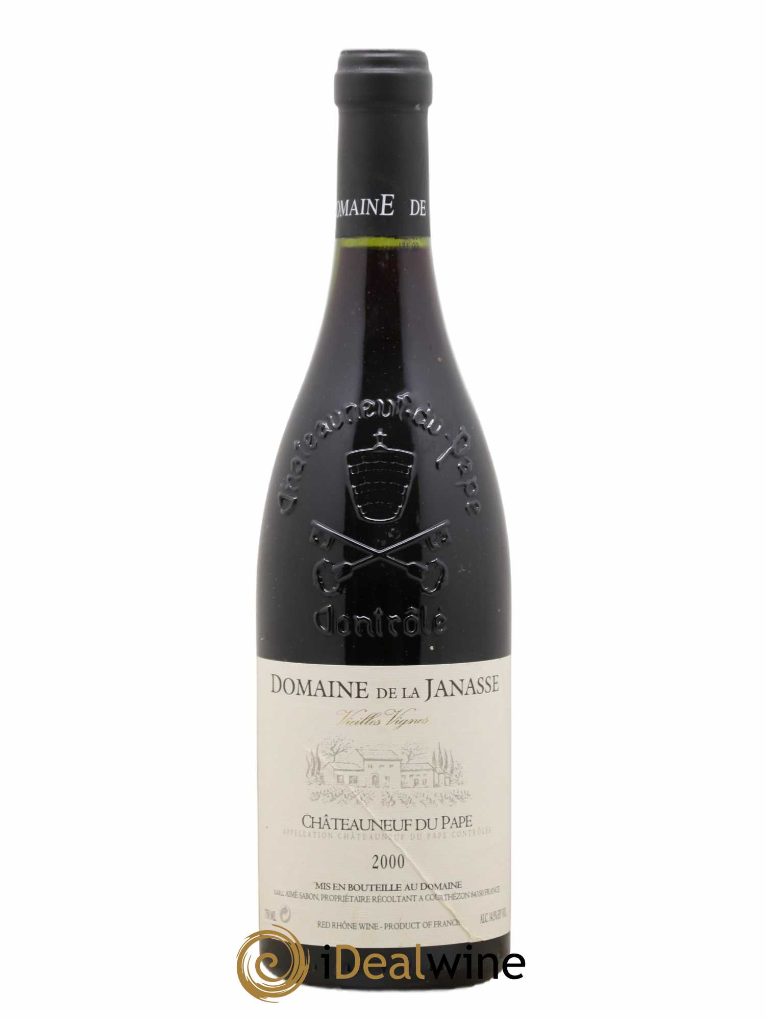 Châteauneuf-du-Pape Cuvée Vieilles Vignes La Janasse (Domaine de) 2000 - Lot de 1 bouteille - 0