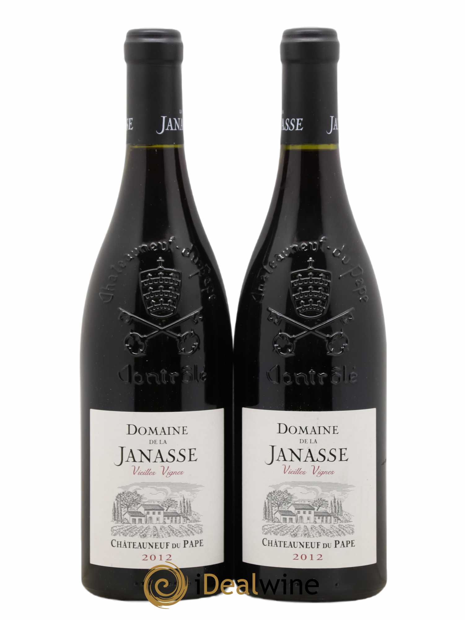 Châteauneuf-du-Pape Cuvée Vieilles Vignes La Janasse (Domaine de) 2012 - Lot de 2 bouteilles - 0