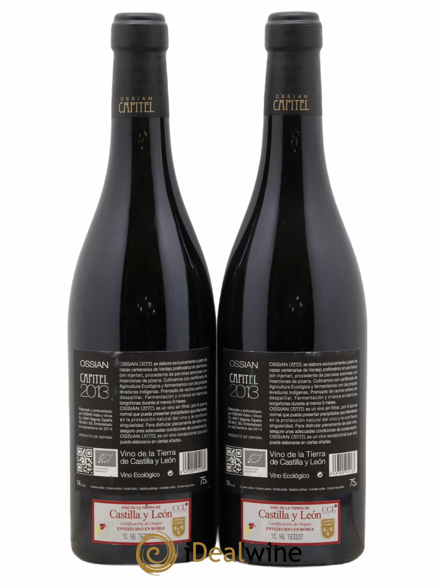 Rueda Bodega Ossian Capitel 2013 - Lot de 2 bouteilles - 1