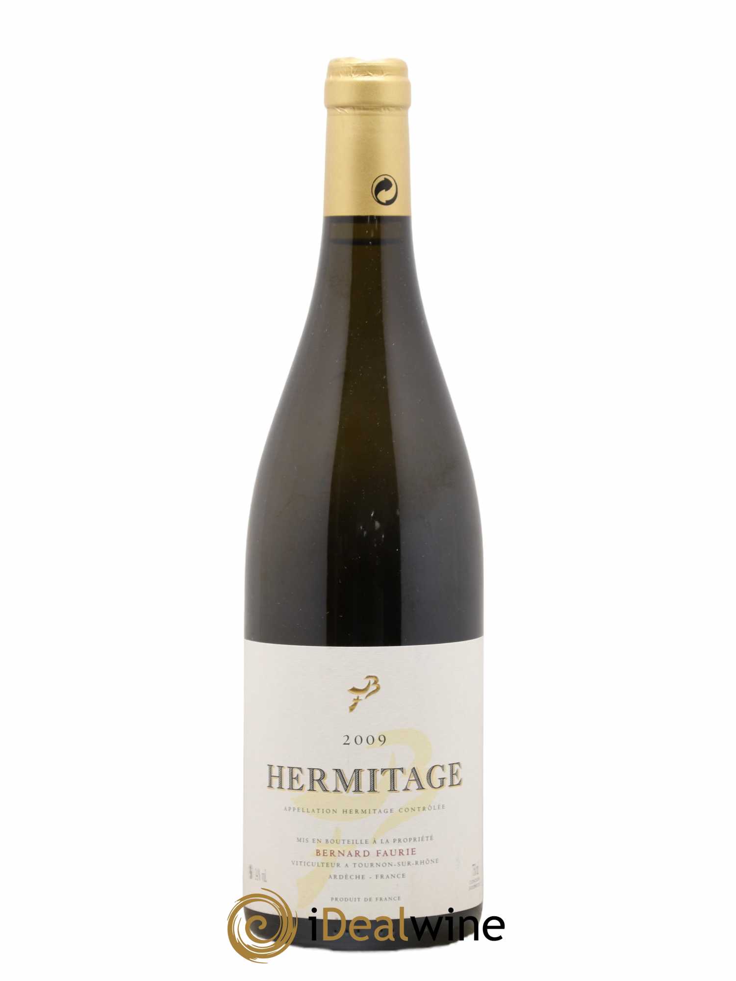 Hermitage Bernard Faurie 2009 - Lot de 1 bouteille - 0