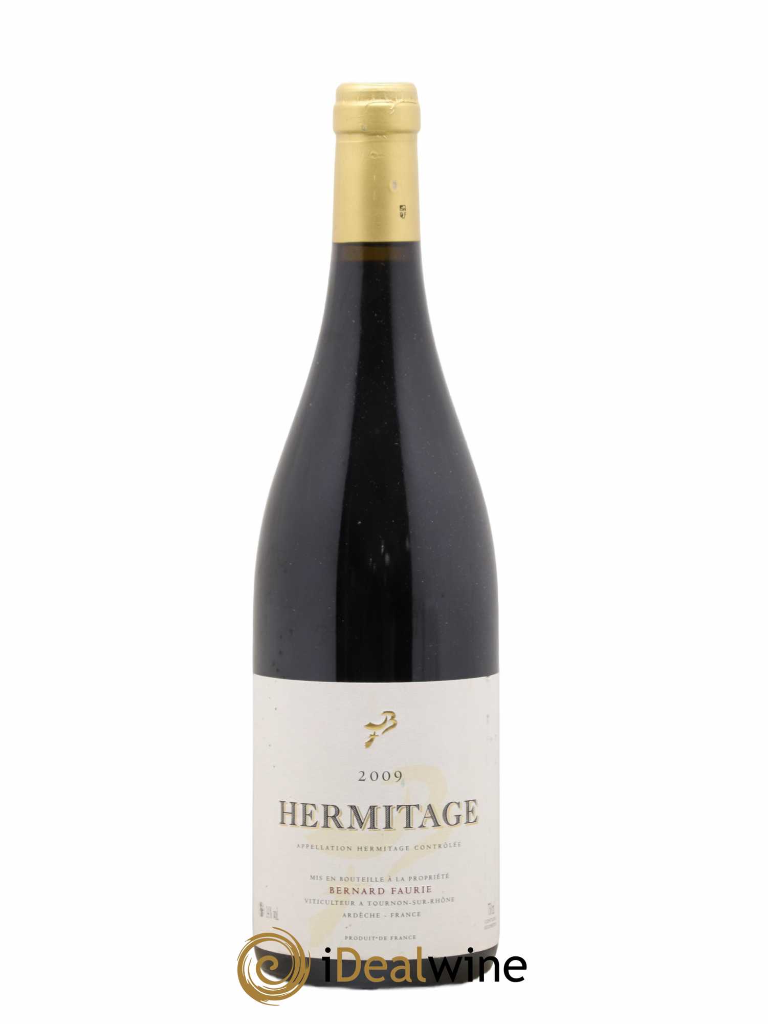 Hermitage Bessards Méal (capsule dorée) Bernard Faurie 2009 - Lot de 1 bouteille - 0