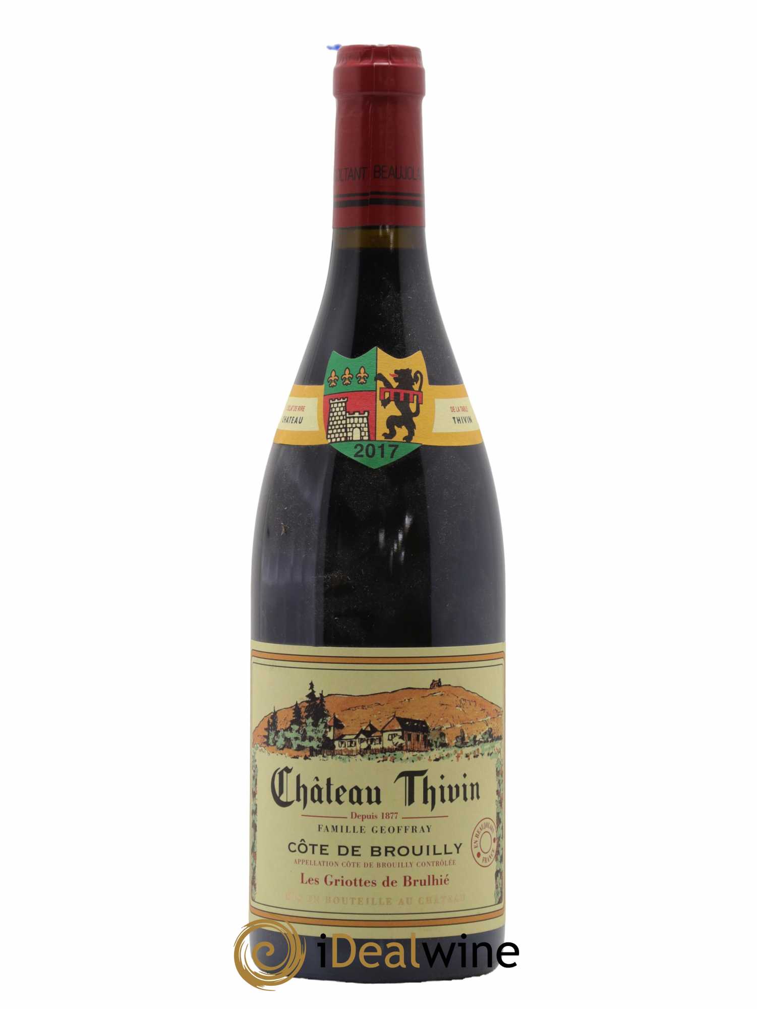 Côte de Brouilly Les Griottes de Brulhié Château Thivin 2017 - Lot de 1 bouteille - 0