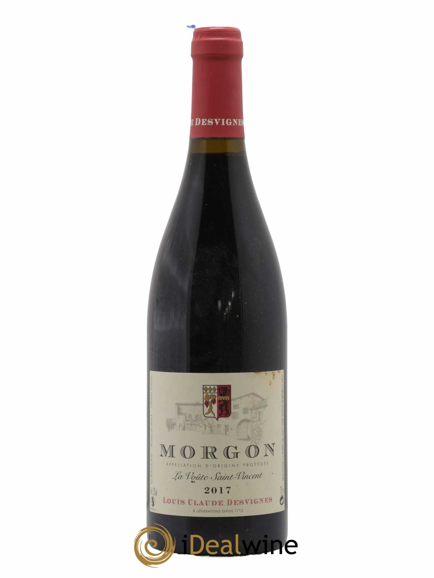 Morgon La Voûte Saint Vincent Louis-Claude Desvignes 2017 - Lot de 1 bouteille - 0