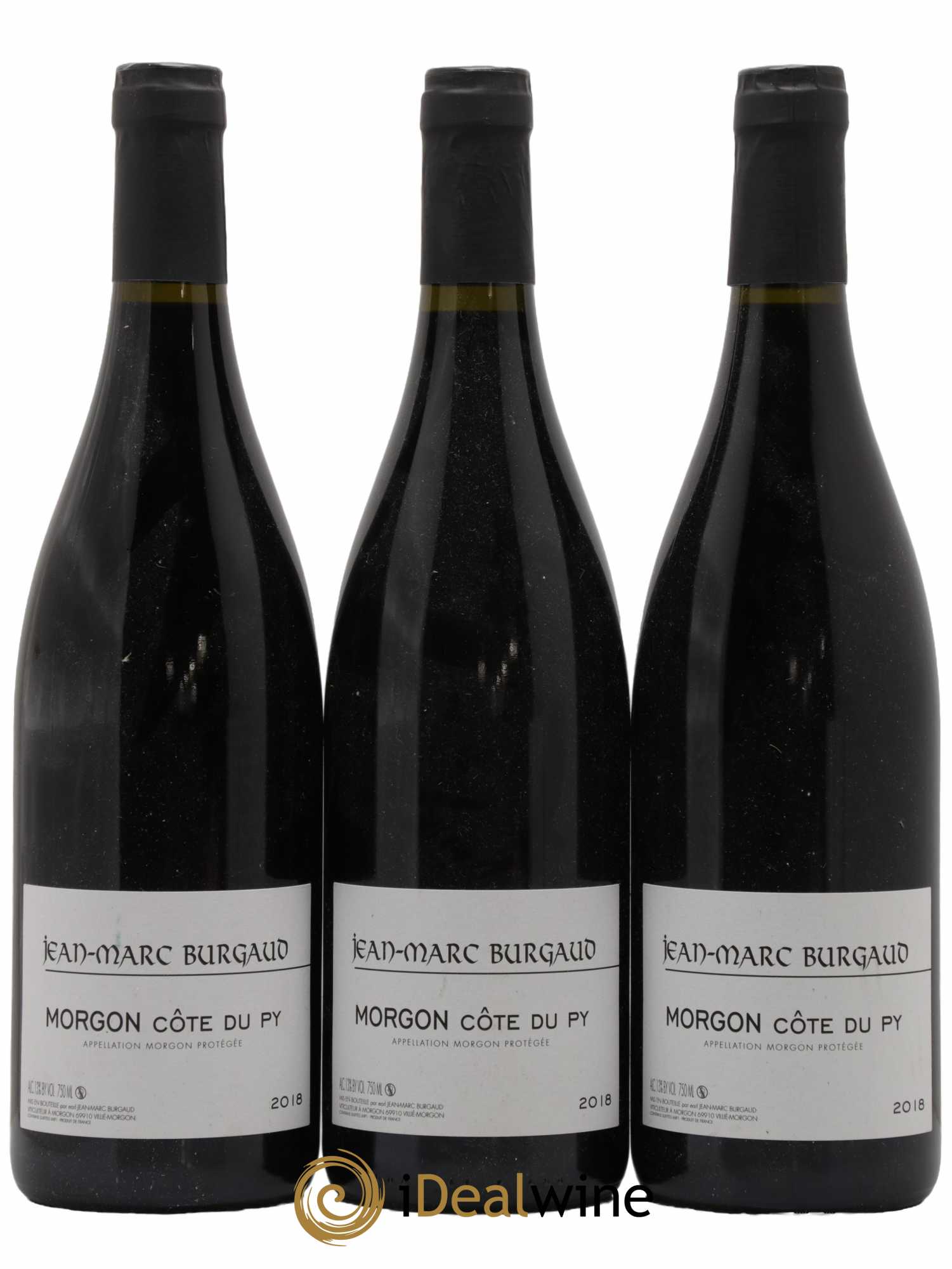 Morgon Côte du Py Jean-Marc Burgaud (Domaine) 2018 - Lot de 3 bouteilles - 0