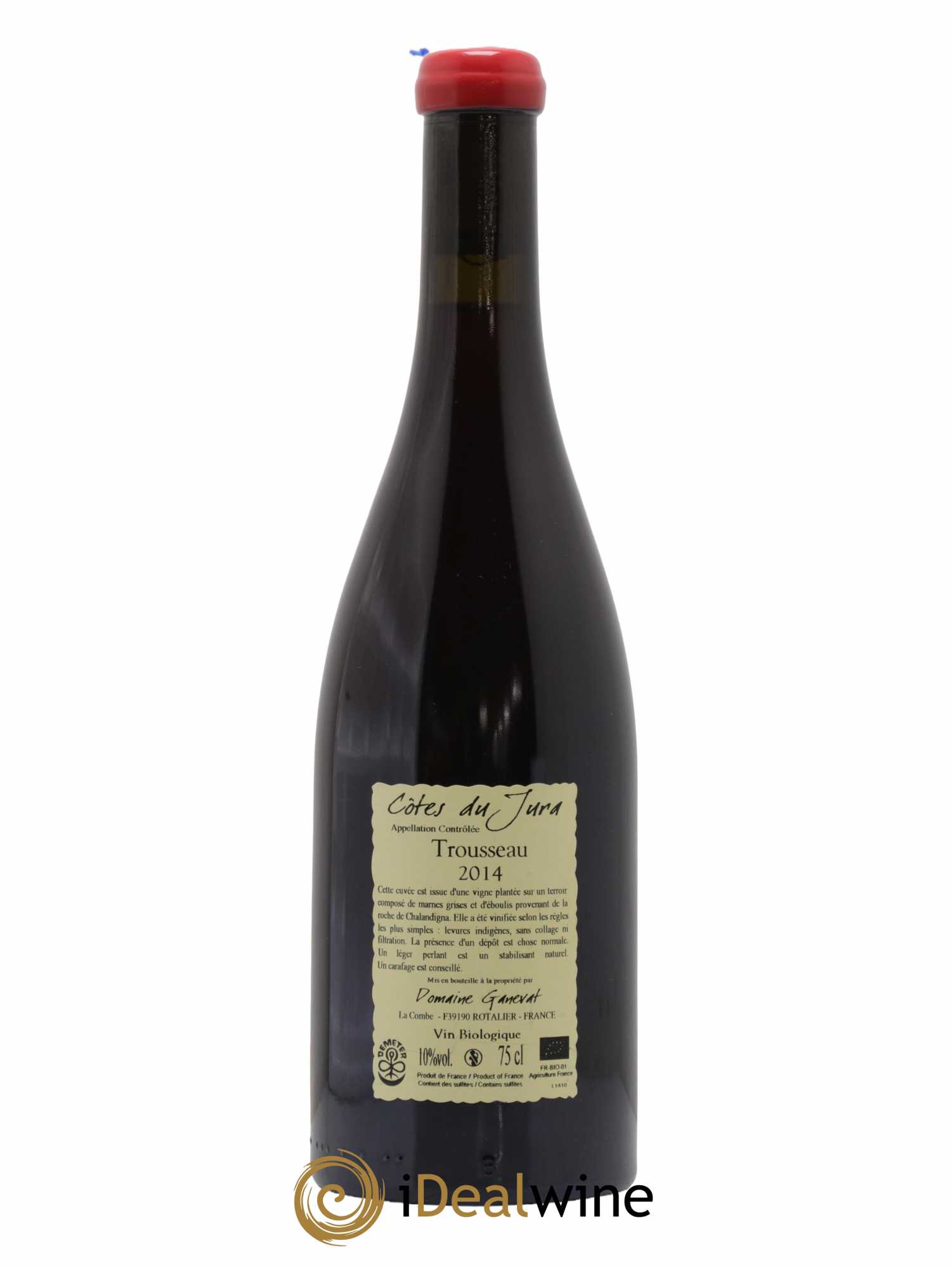 Côtes du Jura Plein Sud Jean-François Ganevat (Domaine) 2014 - Lot de 1 bouteille - 1