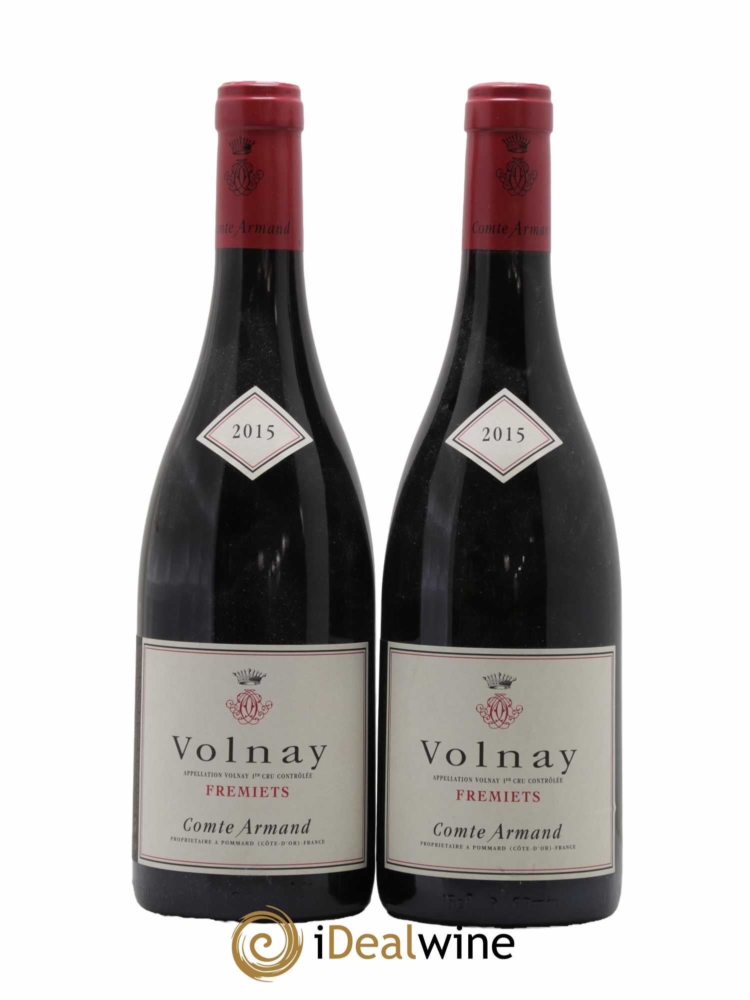 Volnay 1er Cru Les Frémiets Comte Armand 2015 - Lot de 2 bouteilles - 0