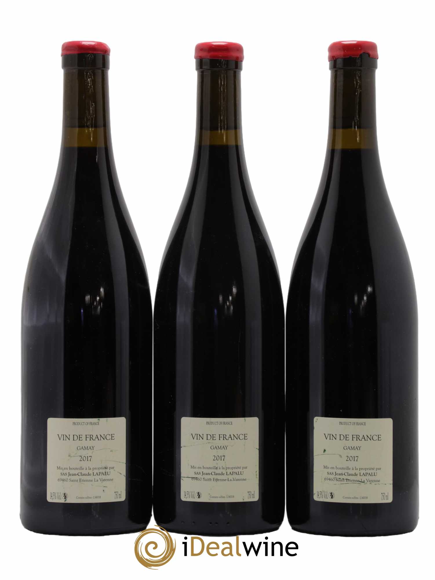 Vin de France Alma Mater Jean-Claude Lapalu 2017 - Lot de 3 bouteilles - 1