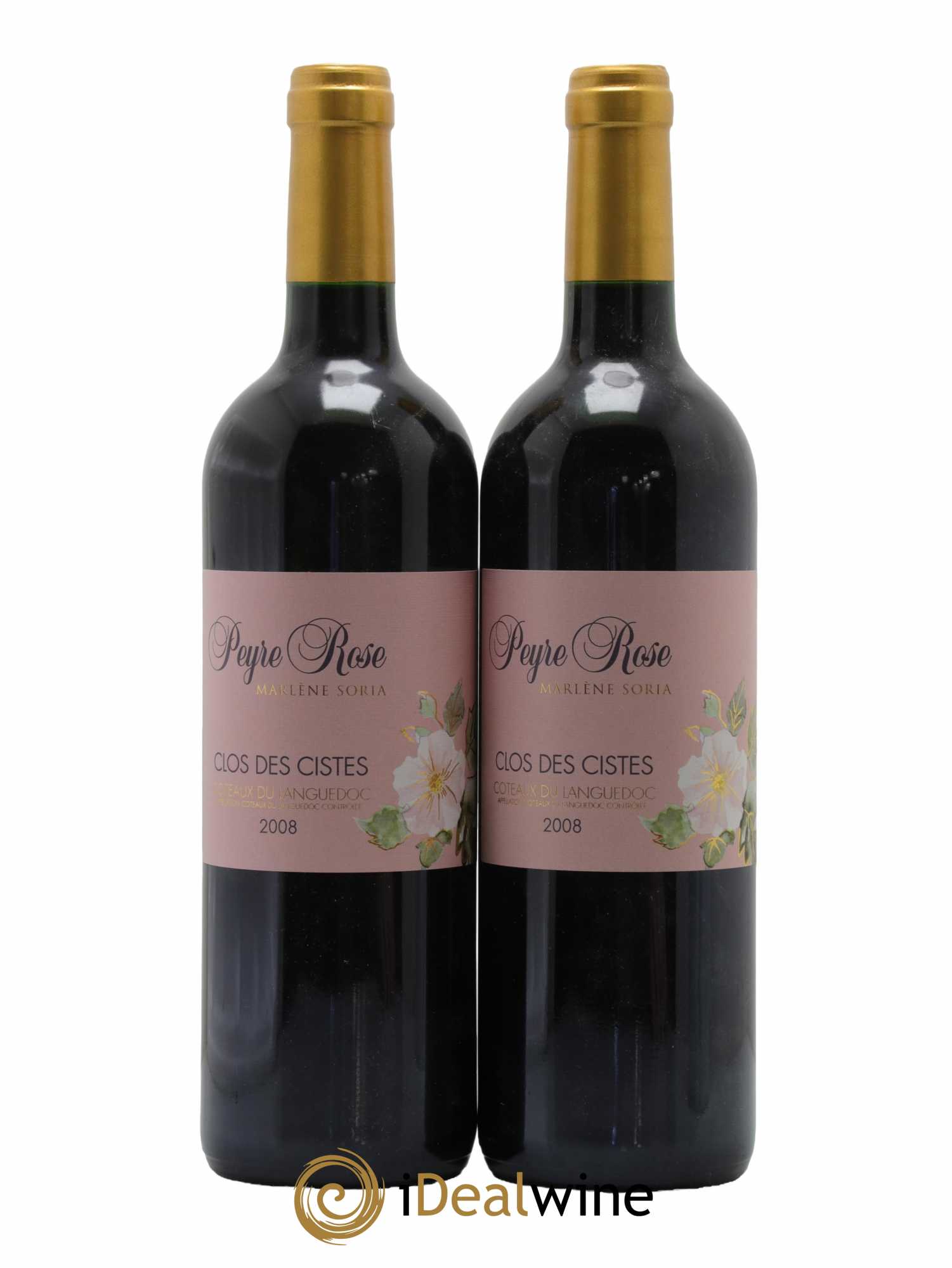 Vin de France (anciennement Coteaux du Languedoc) Domaine Peyre Rose Les Cistes Marlène Soria 2008 - Lot de 2 bouteilles - 0