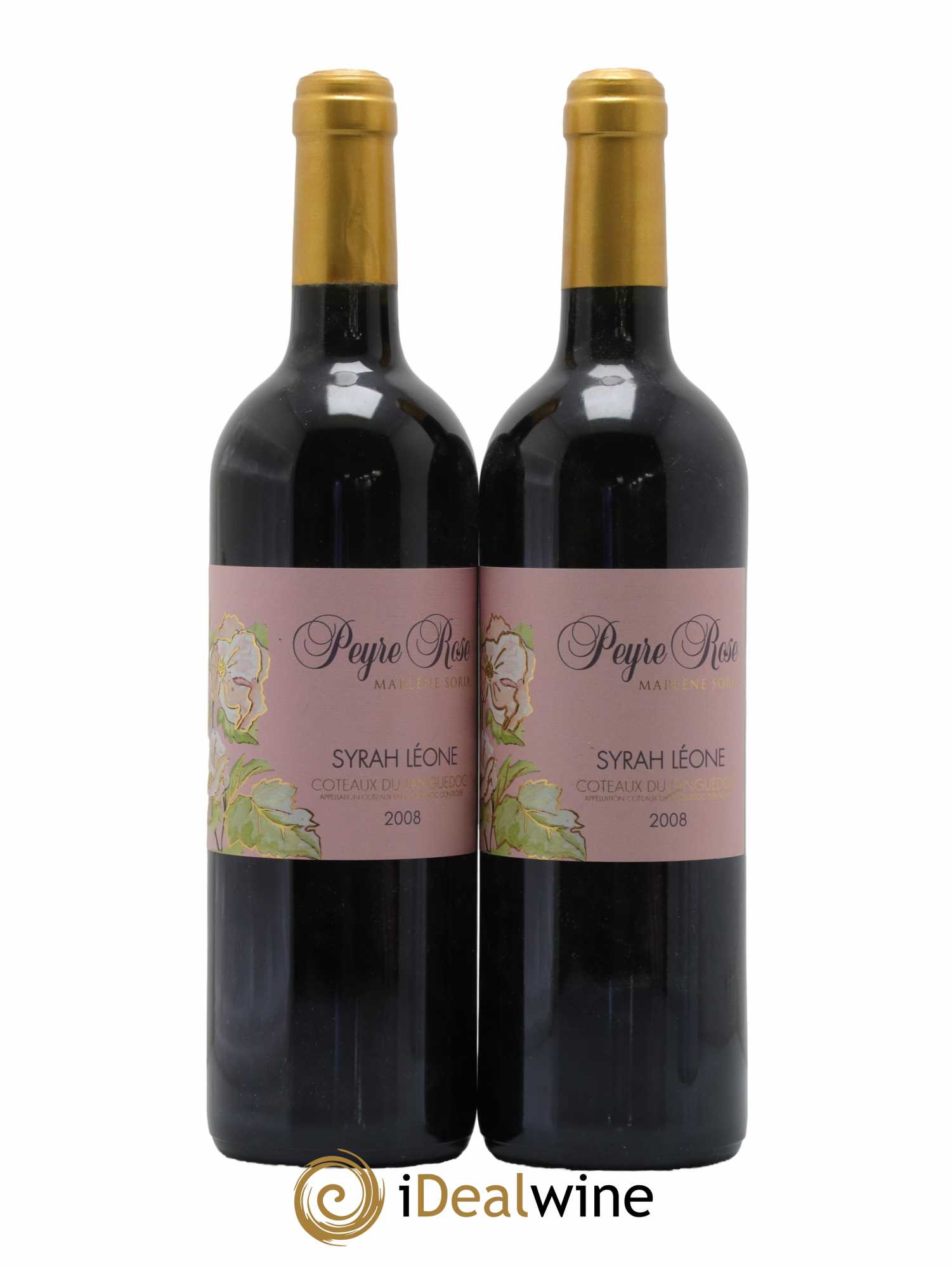 Coteaux du Languedoc Domaine Peyre Rose Belle Léone (anciennement Syrah Léone) Marlène Soria 2008 - Lot de 2 bouteilles - 0