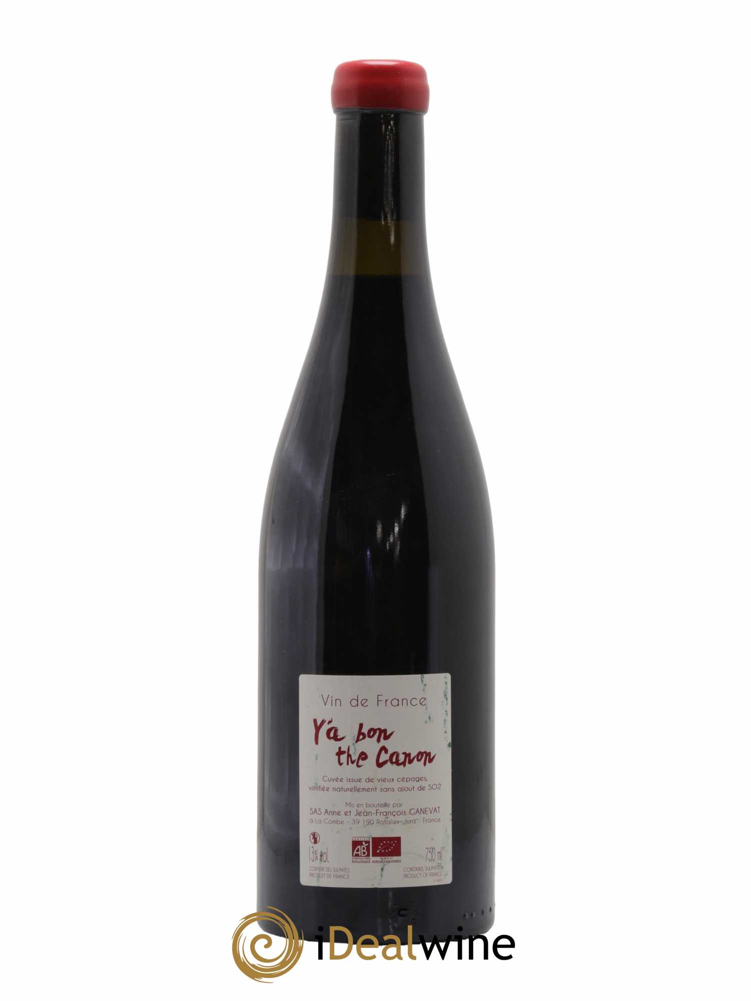 Vin de France Y'a bon the Canon Anne et Jean François Ganevat 2014 - Lot de 1 bouteille - 1