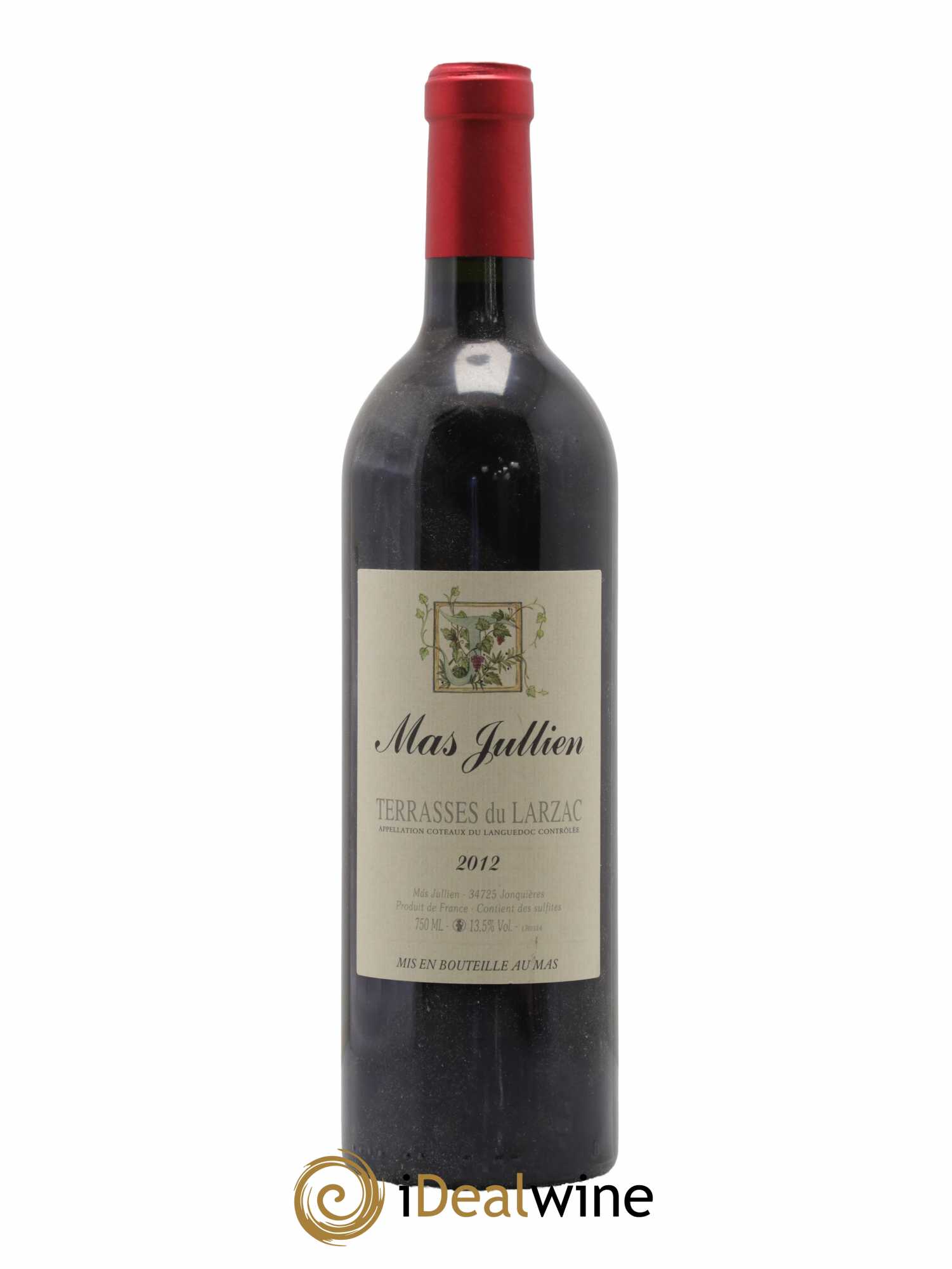 Terrasses du Larzac Mas Jullien Olivier Jullien 2012 - Lot de 1 bouteille - 0