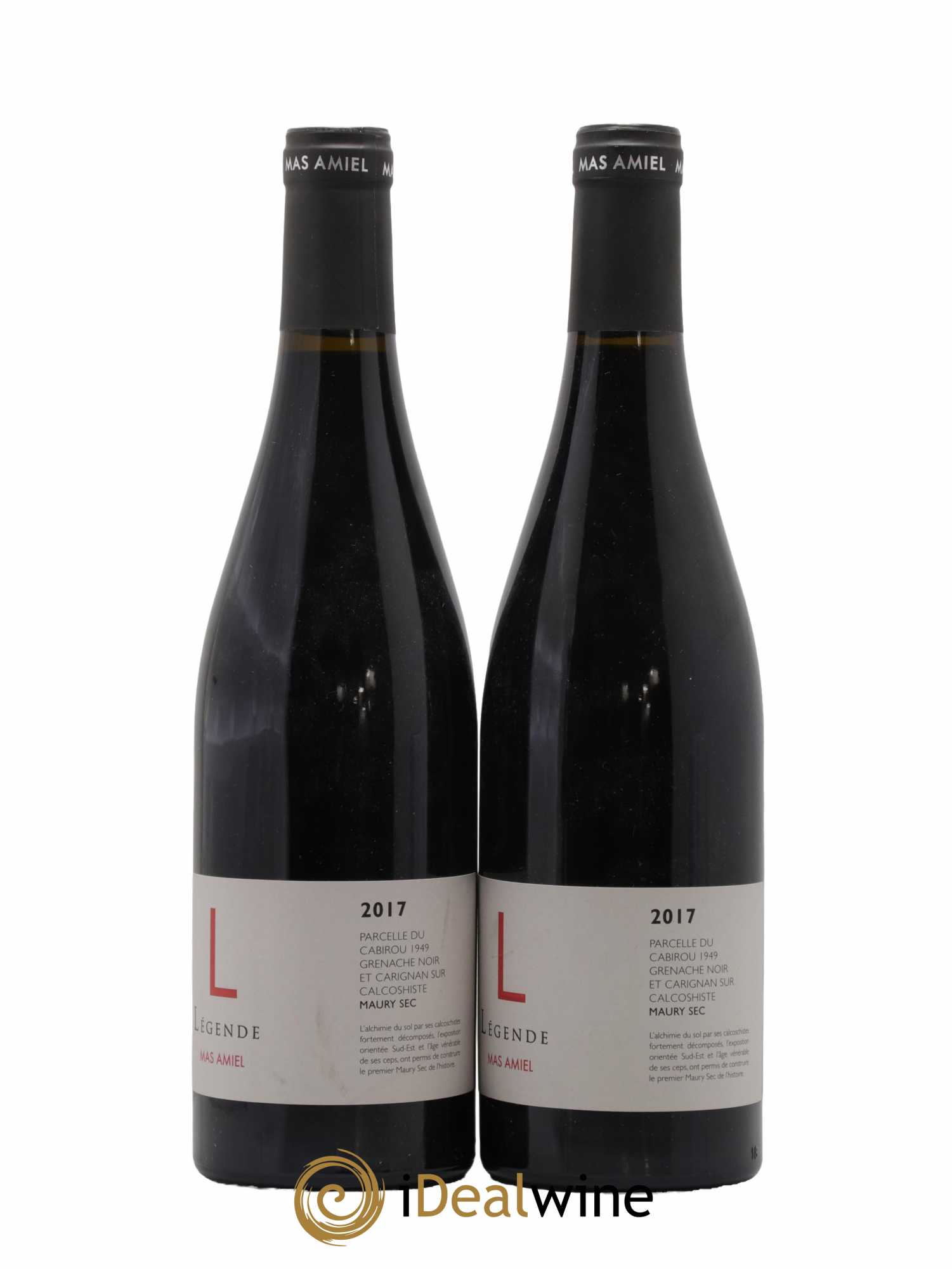 Maury Sec Mas Amiel Legende 2017 - Lot de 2 bouteilles - 1