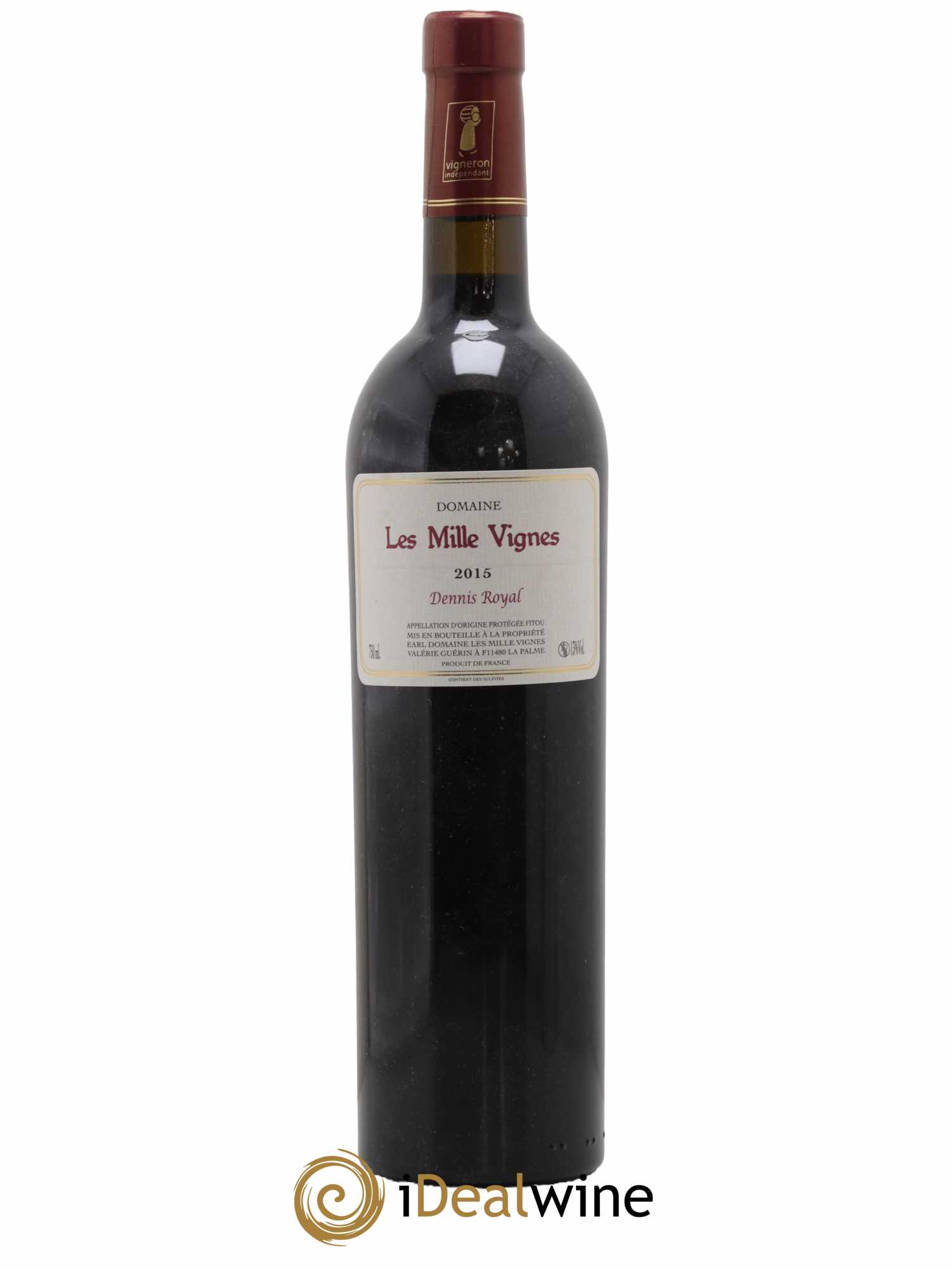 Languedoc Fitou Dennis Royal Domaine Les Mille Vignes 2015 - Lot de 1 bouteille - 0