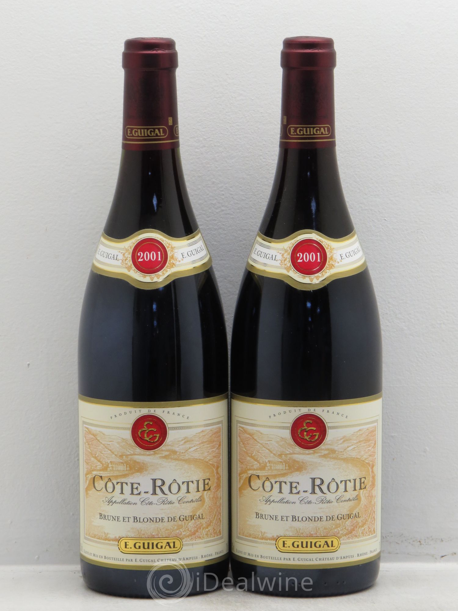 Côte-Rôtie Côtes Brune et Blonde Guigal 2001 - Lot de 2 bouteilles - 0