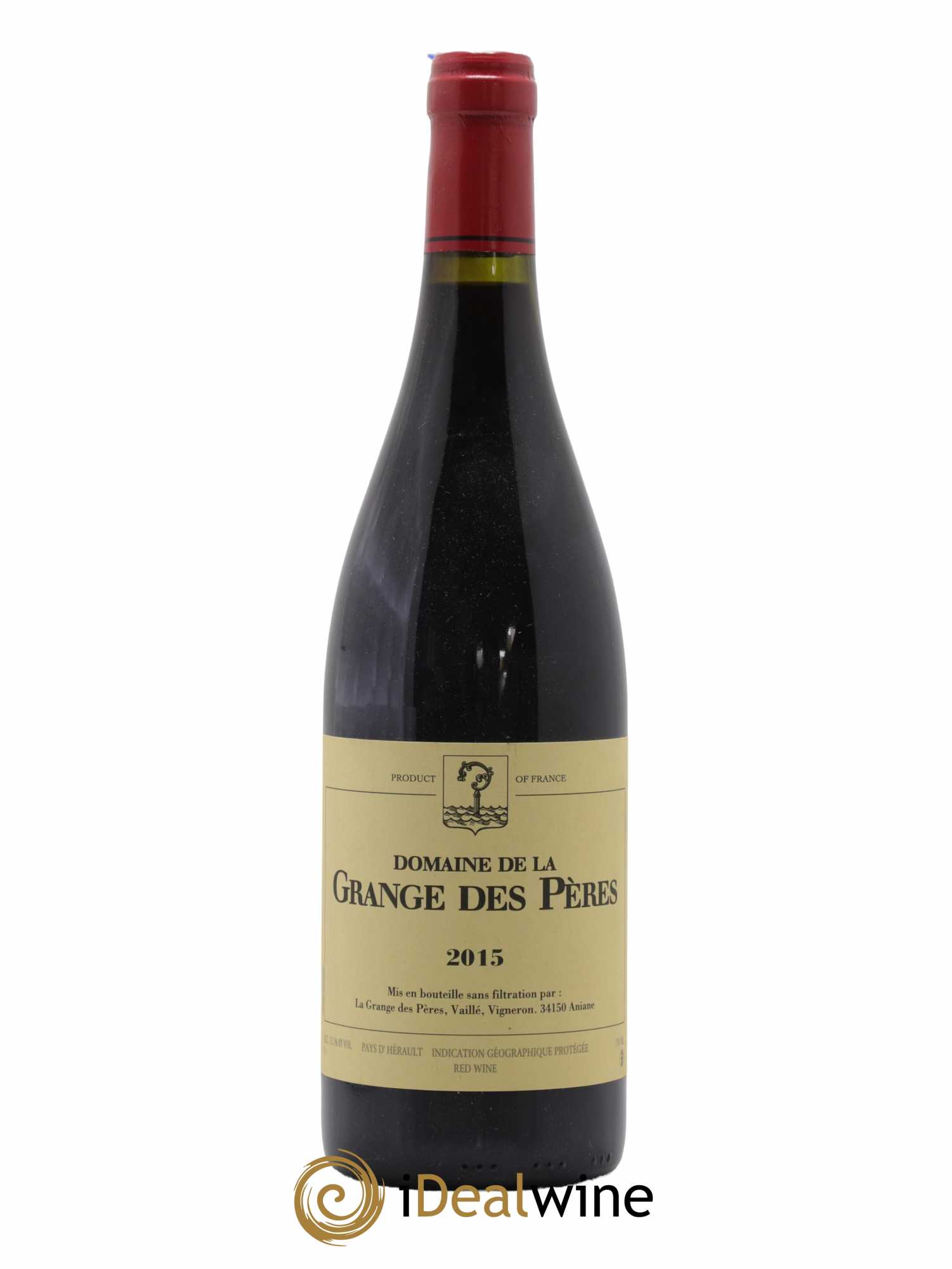 Pays d'Hérault Grange des Pères Laurent Vaillé 2015 - Lot de 1 bouteille - 0