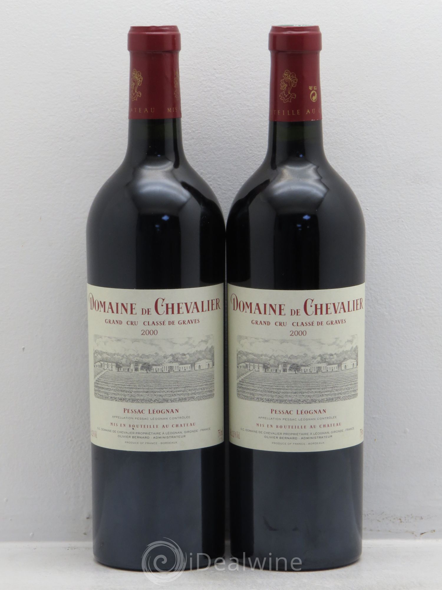 Domaine de Chevalier Cru Classé de Graves 2000 - Lot de 2 bouteilles - 0