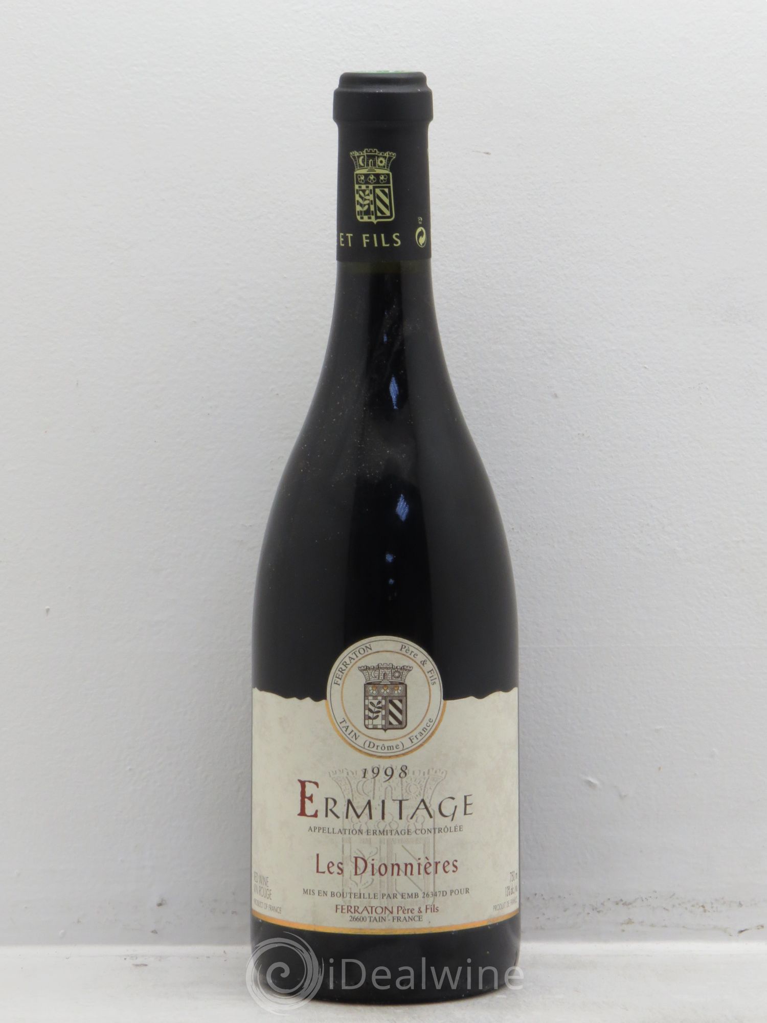 Hermitage Les Dionnières Domaine Ferraton P&F 1998 - Posten von 1 Flasche - 0