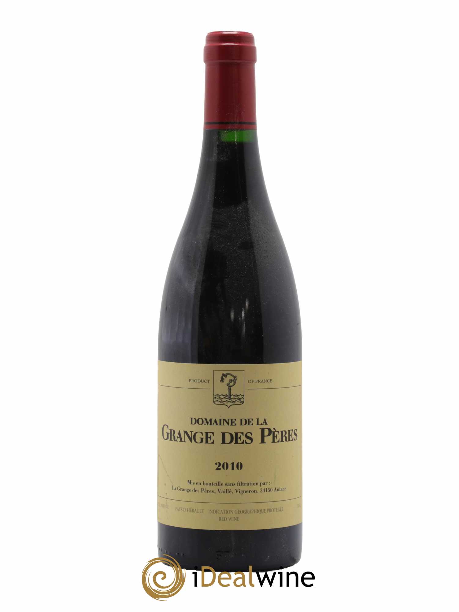 Pays d'Hérault Grange des Pères Laurent Vaillé 2010 - Lot de 1 bouteille - 0